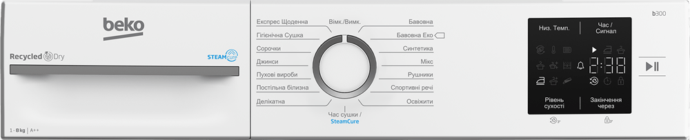 Сушильна машина BEKO BM3T38239WW