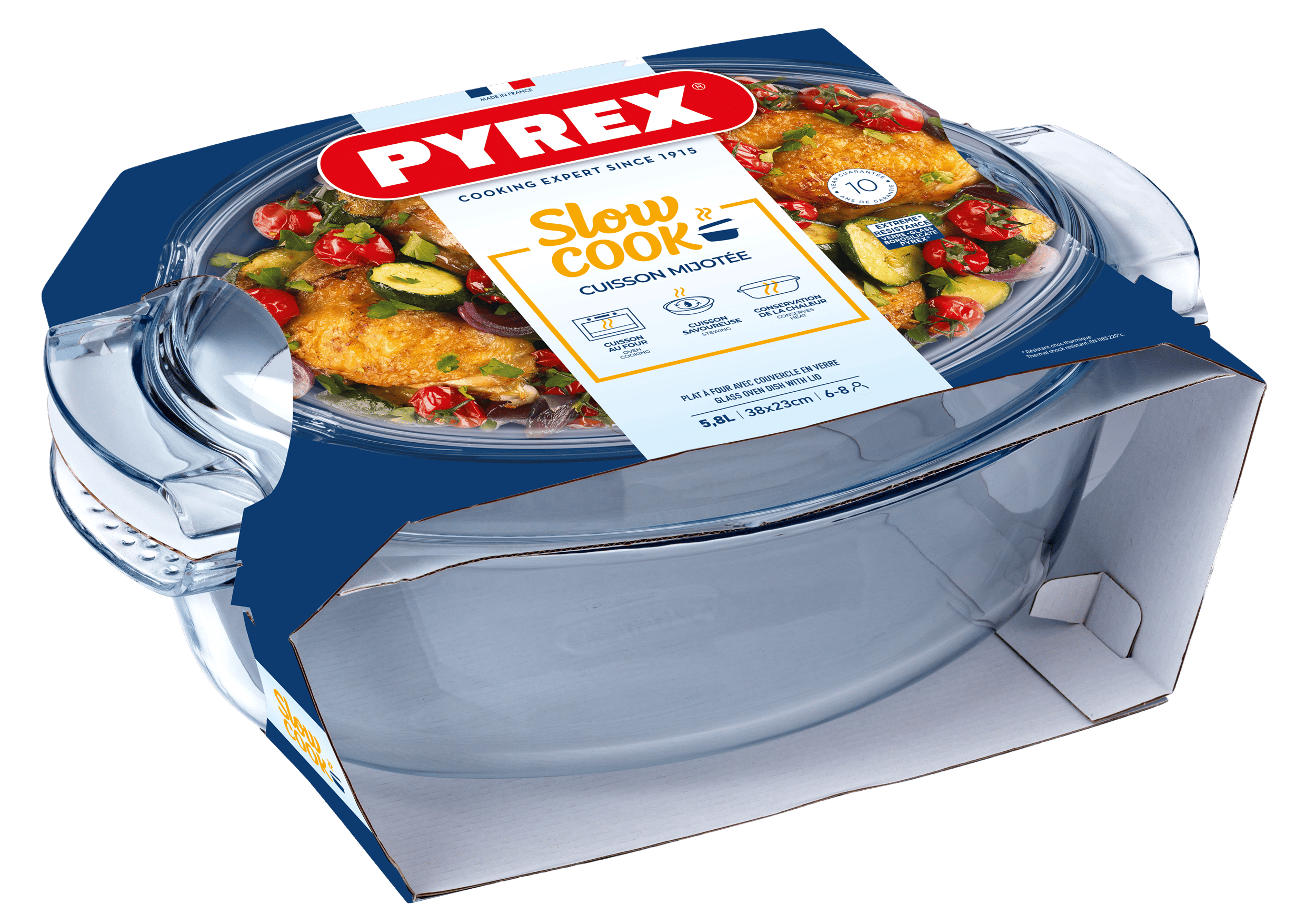 Каструля с/к PYREX кастрюля овал 4.4л+1.4л (460A000/8443)