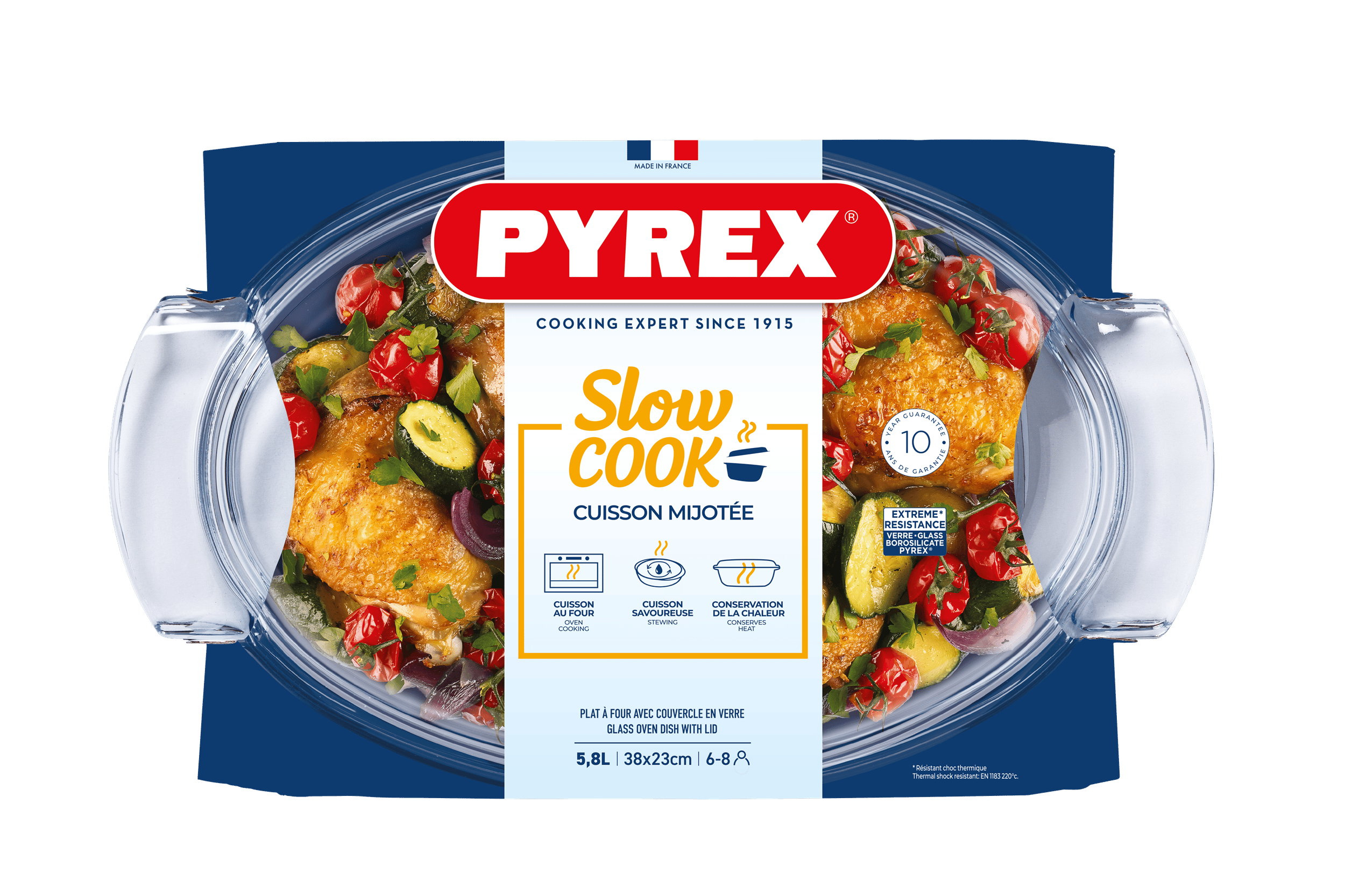 Каструля с/к PYREX кастрюля овал 4.4л+1.4л (460A000/8443)