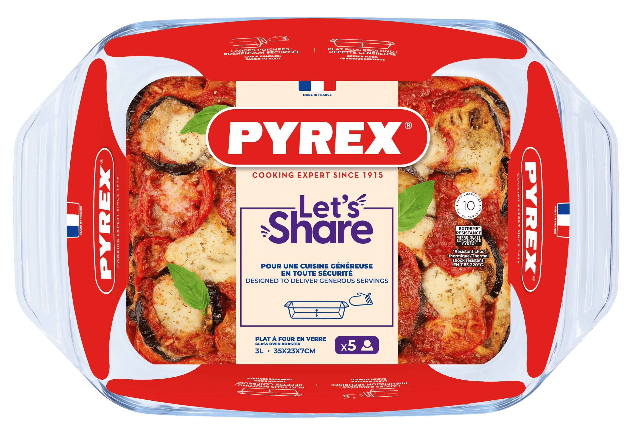 Форма с/к PYREX форма прямокут. 35х23х7см (3л) (408B000/8446)