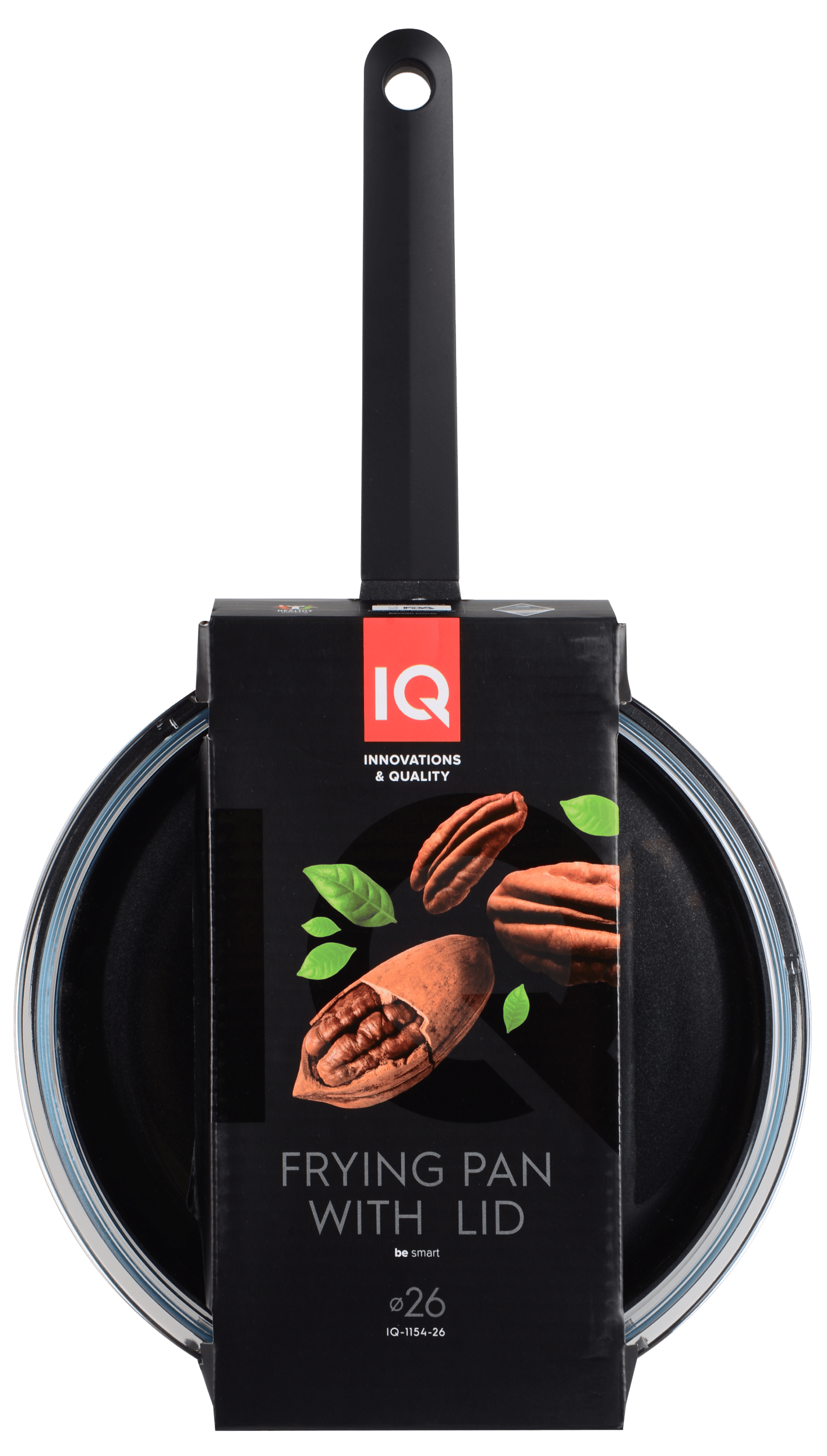 Сковорода IQ Be Smart глибока 26 см з кришкою (IQ-1154-26)