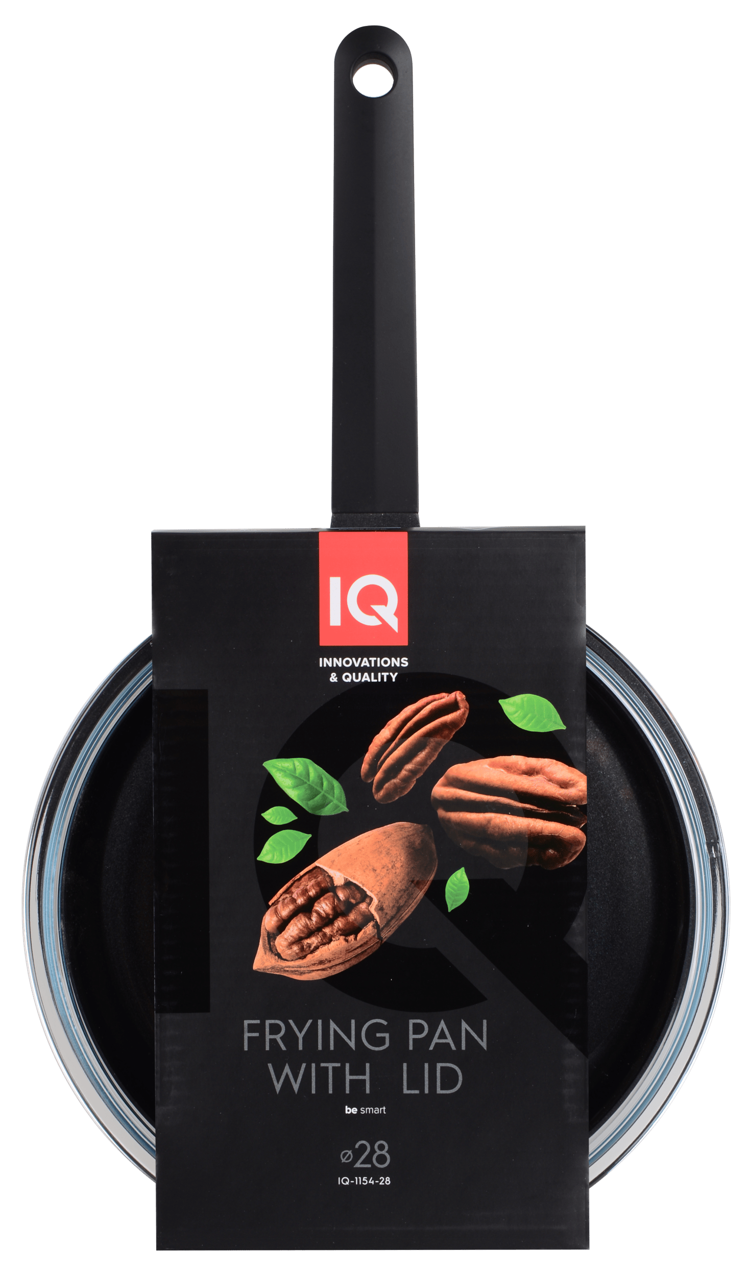 Сковорода IQ Be Smart глибока 28 см з кришкою (IQ-1154-28)