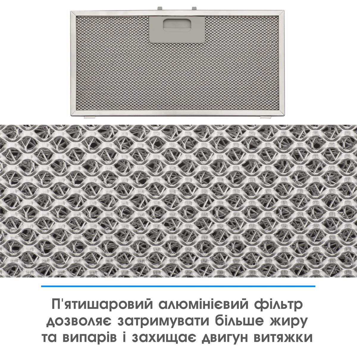 Витяжка ELEYUS GEMINI 800 LED 52 WH