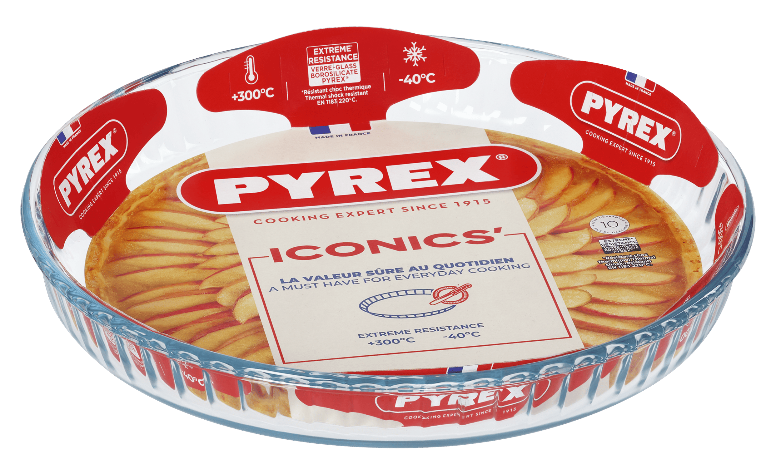 Форма с/к PYREX форма кругл. 25см рифл. край 1.2л (812B000/8046)