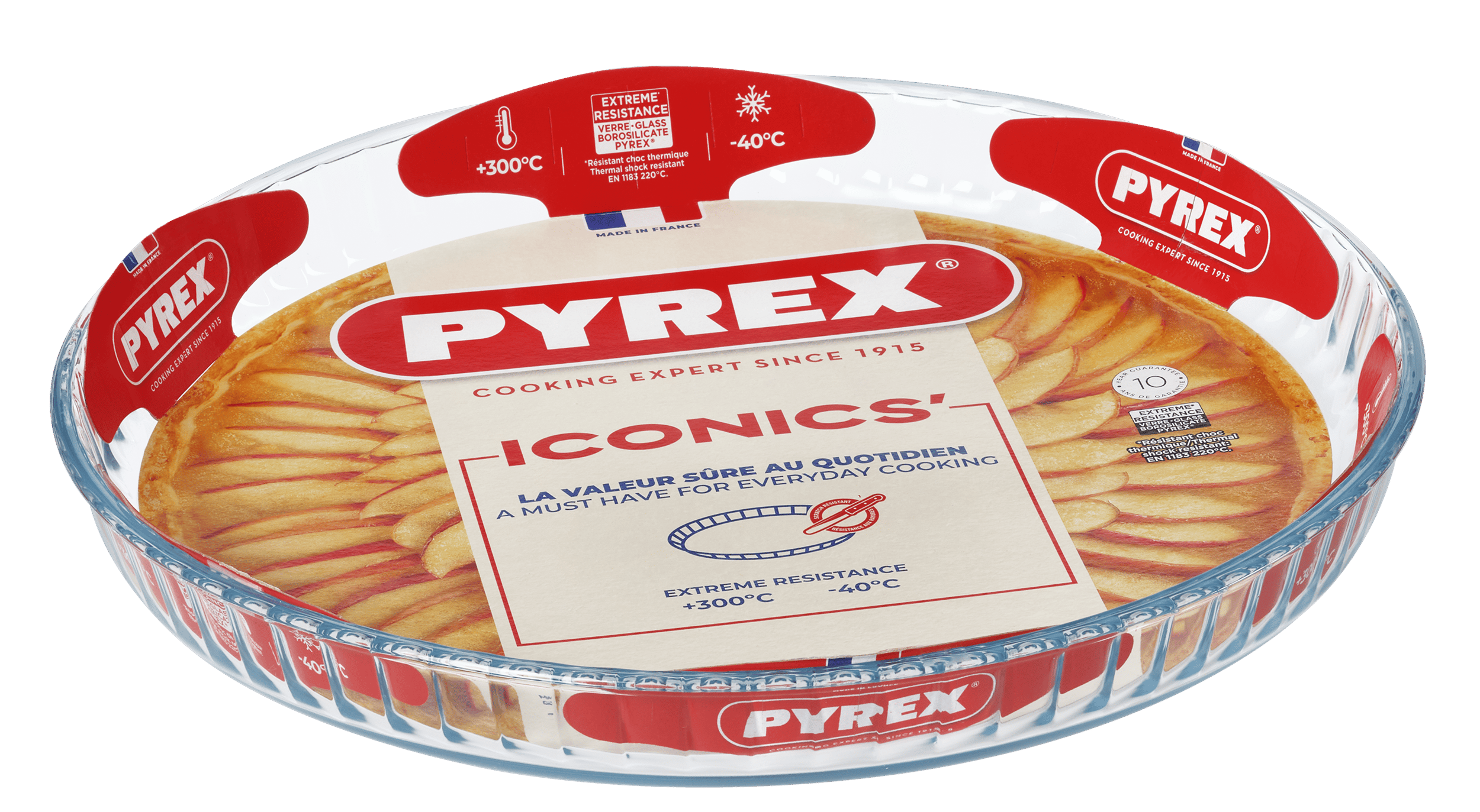 Форма с/к PYREX форма кругл. 31см рифл. край 1.9л (814B000/8446)