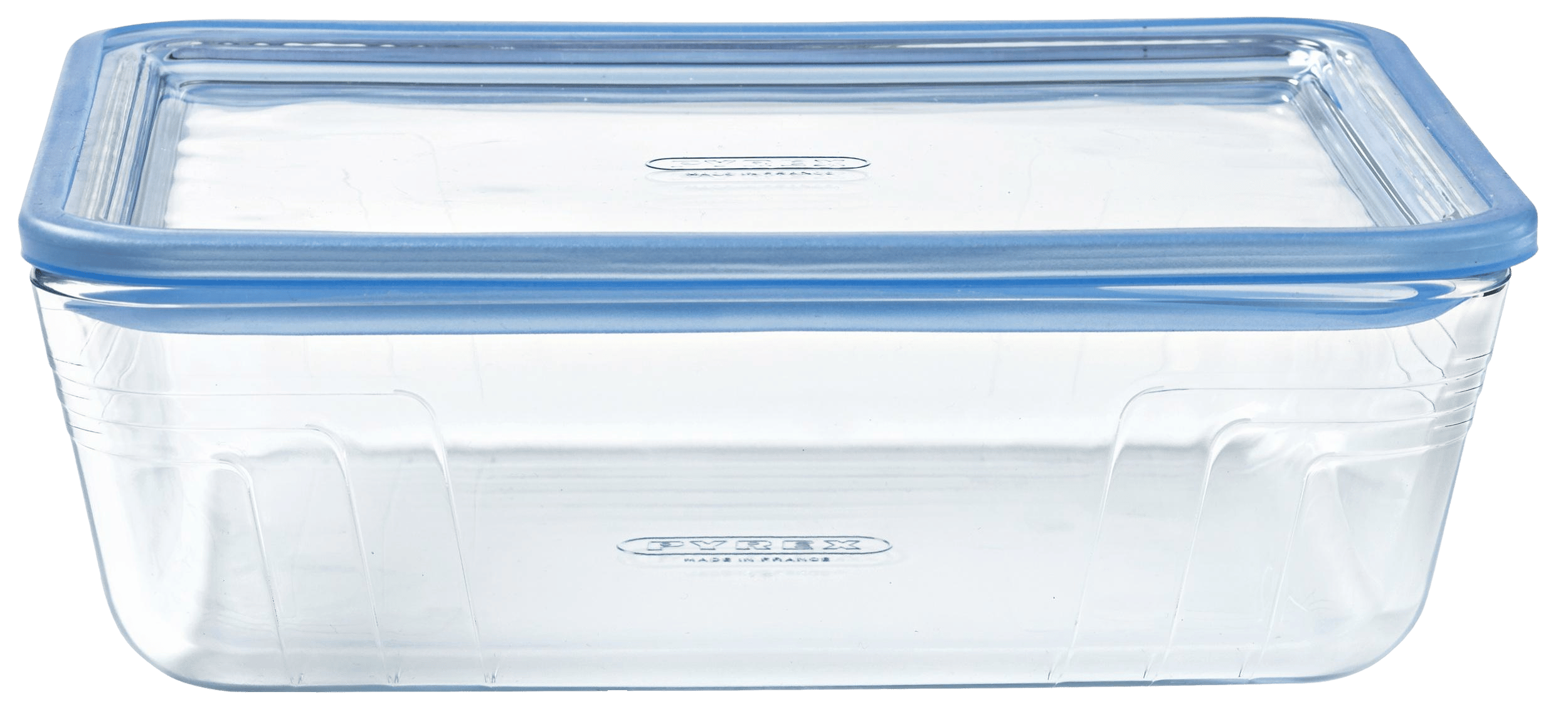 Форма с/к PYREX Pure Glass 2.6 л прямокут. 24x19x8см скл. кришка (243A000/8044)