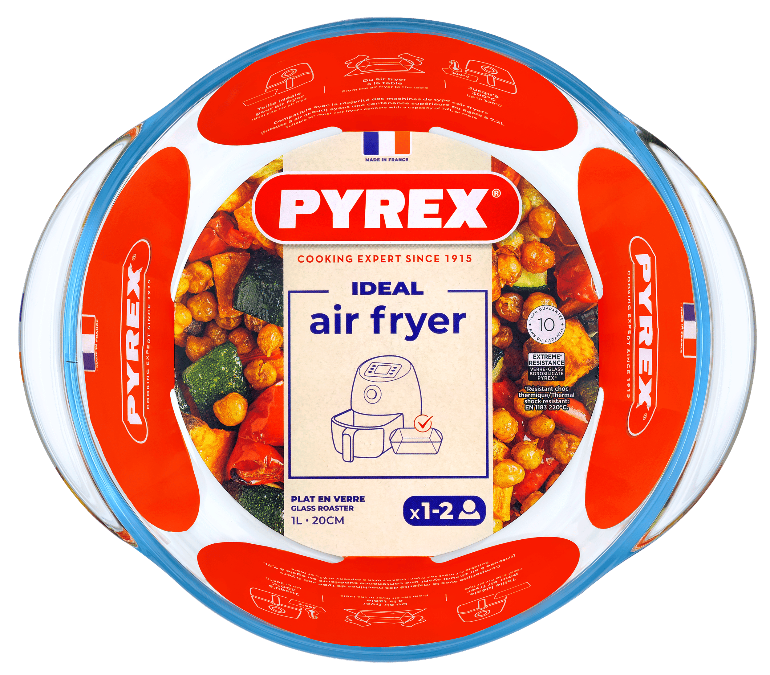 Форма с/к PYREX AIRFRYER круг. 20x18x7 см (1л) (207B100/7948)