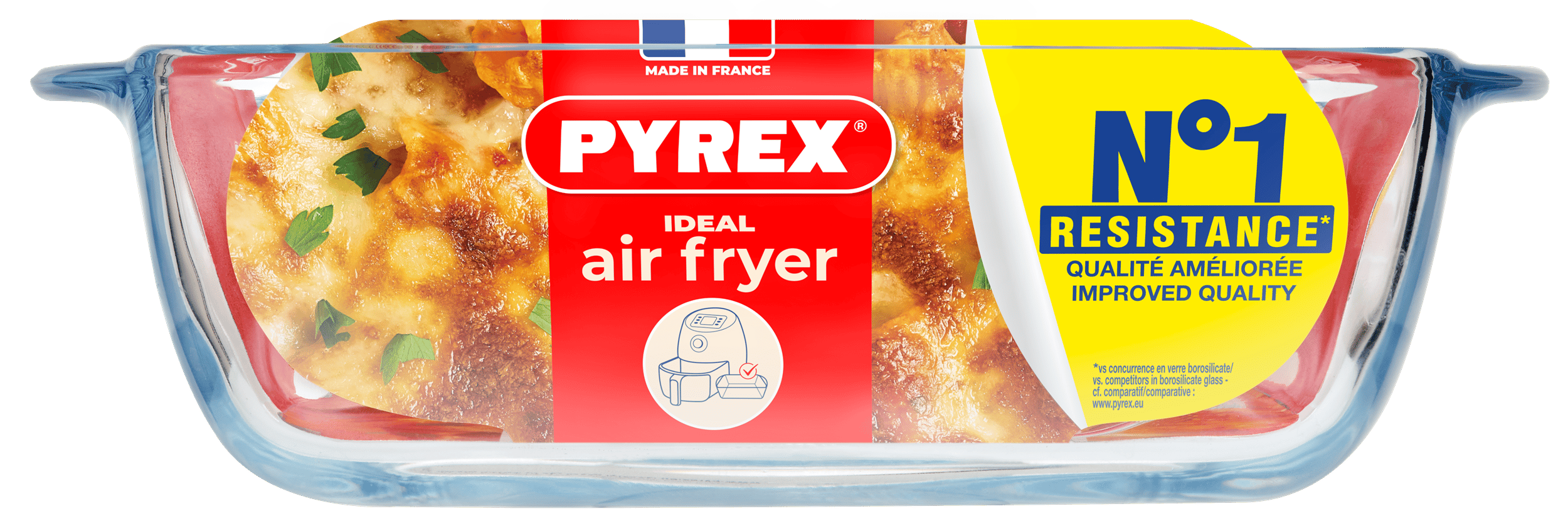 Форма с/к PYREX AIRFRYER квадр. 20x17x6 см (1л) (211B100/7940)