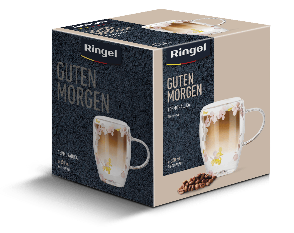 Чашка RINGEL Guten Morgen Blume подвійна стінка 350 мл 1 (RG-0002/350 1)