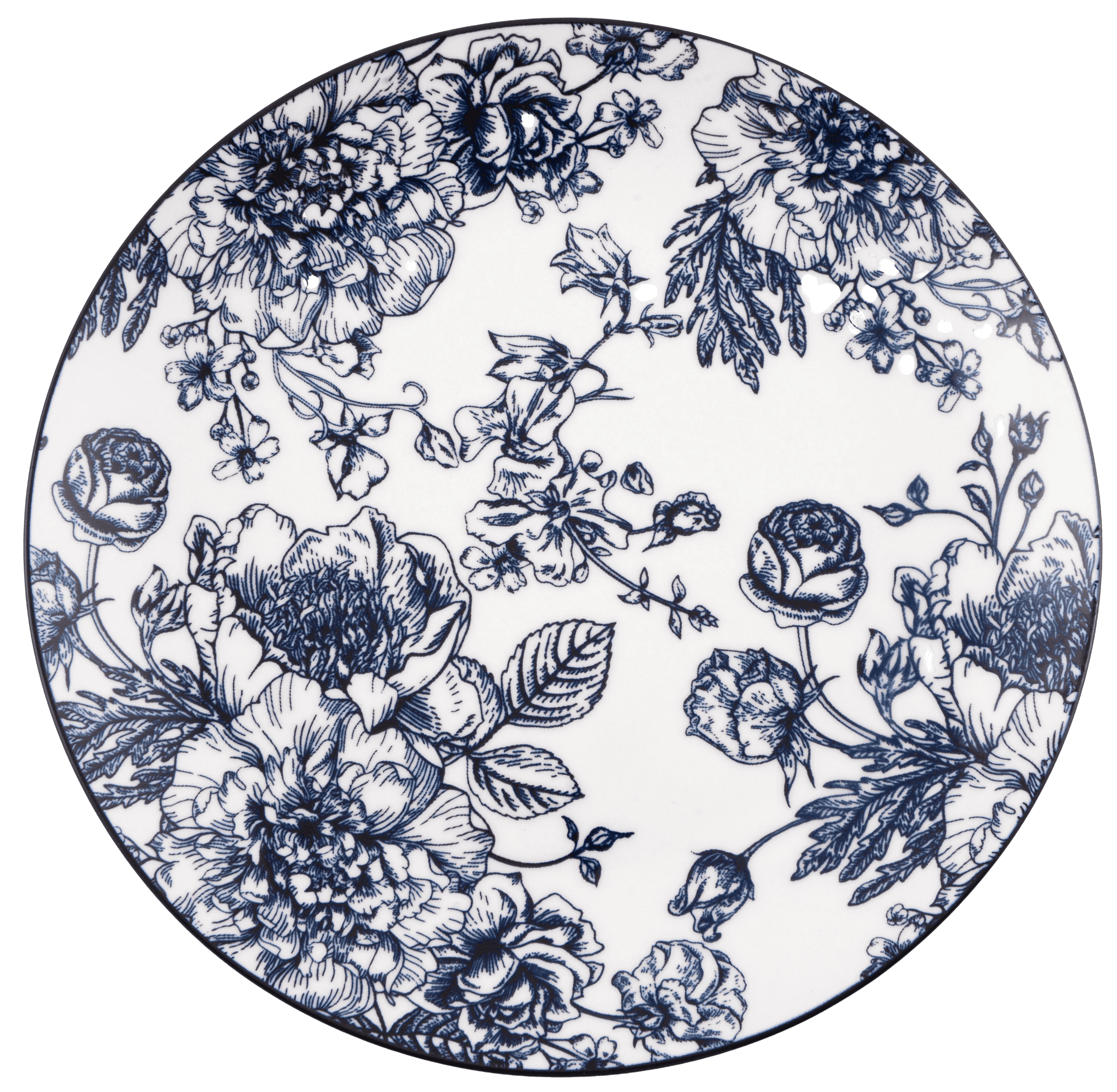 Тарілка Limited Edition BLOSSOM BLUE /26.5 см /обід (YF7001-1)