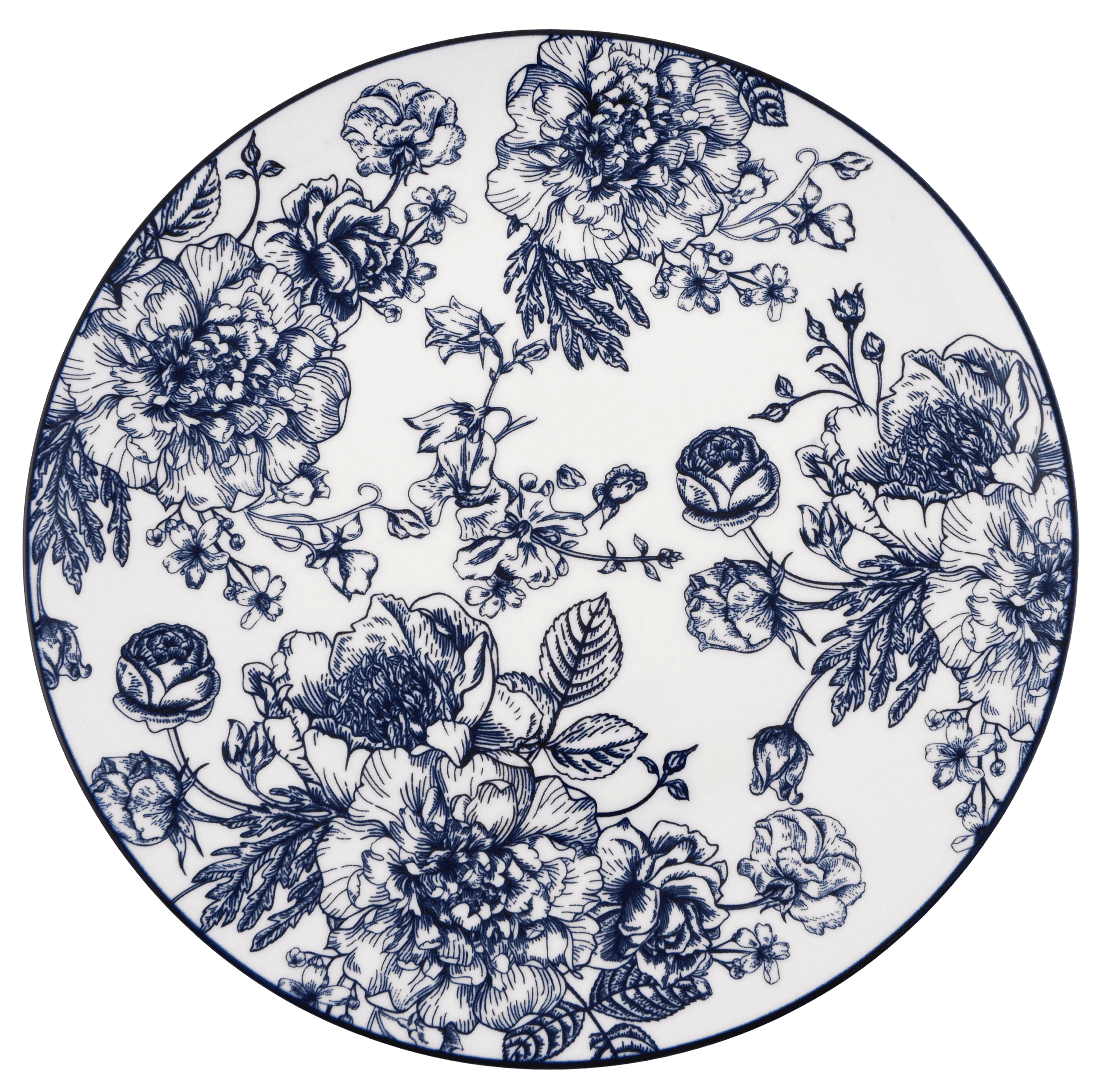 Тарілка Limited Edition BLOSSOM BLUE /19 см /десерт. (YF7001-2)
