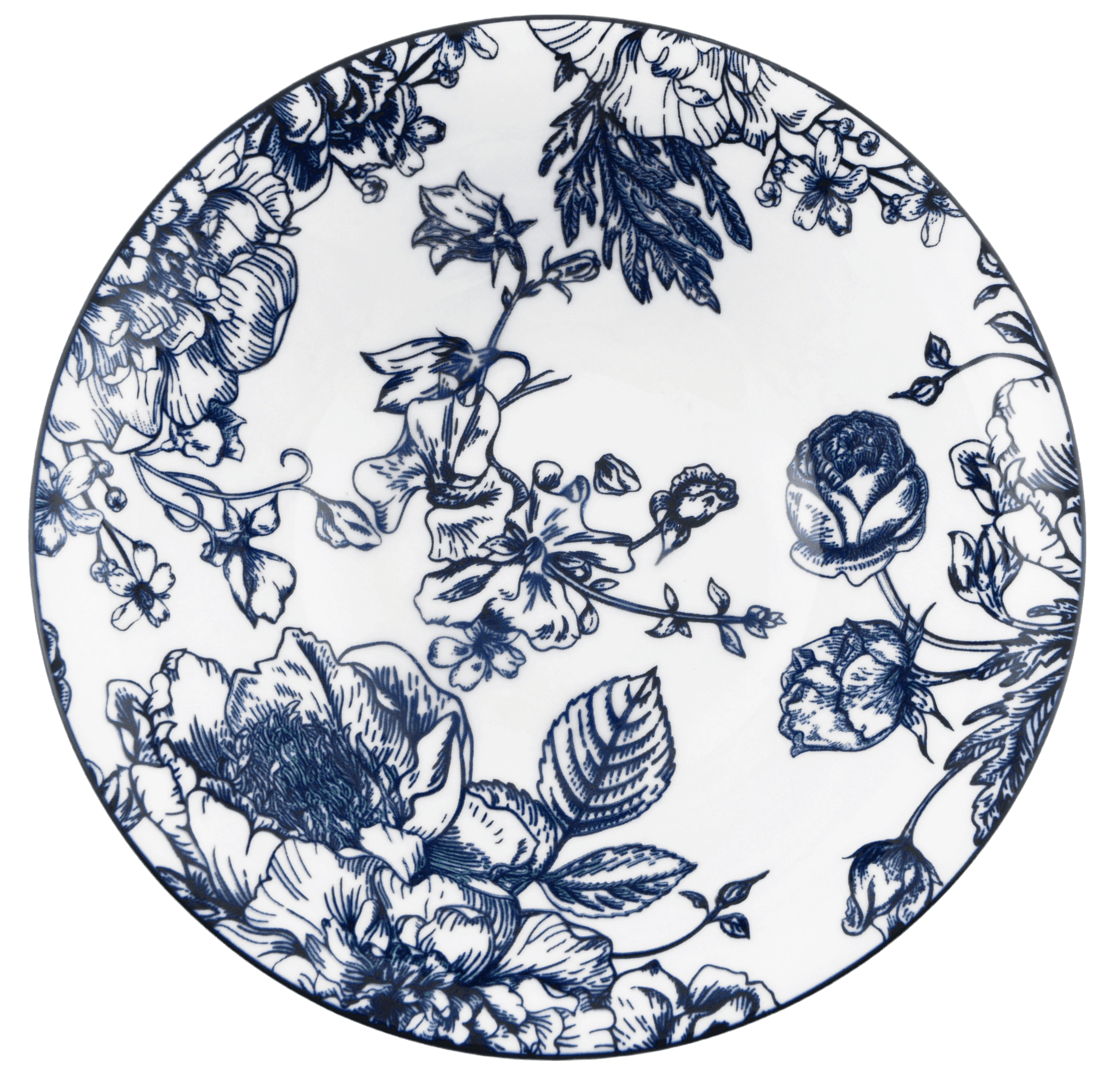 Тарілка Limited Edition BLOSSOM BLUE /20 см (0,8л)/суп. (YF7001-3)