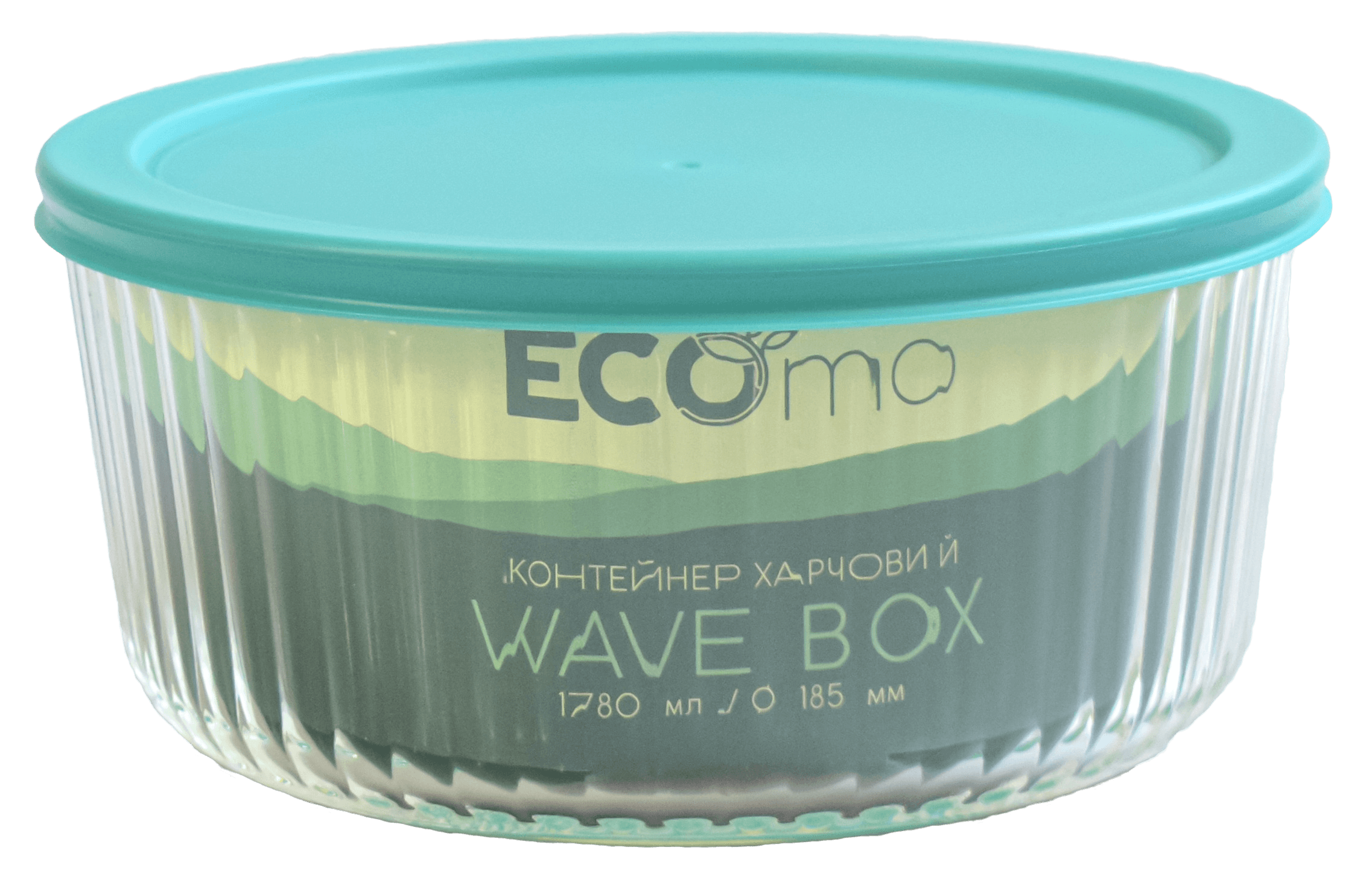 контейнер ECOMO WAVE BOX /кругл /1780 мл (3CC180-4H)