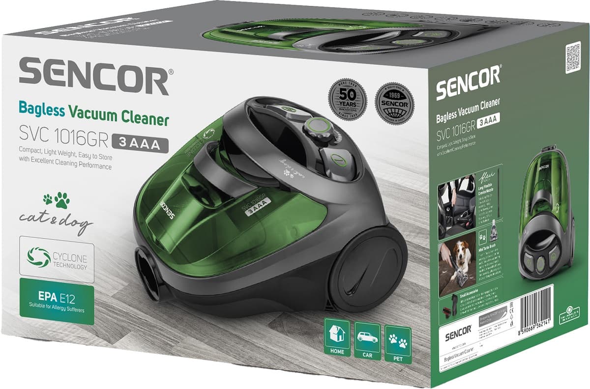 Пилосос циклонний SENCOR SVC 1016GR