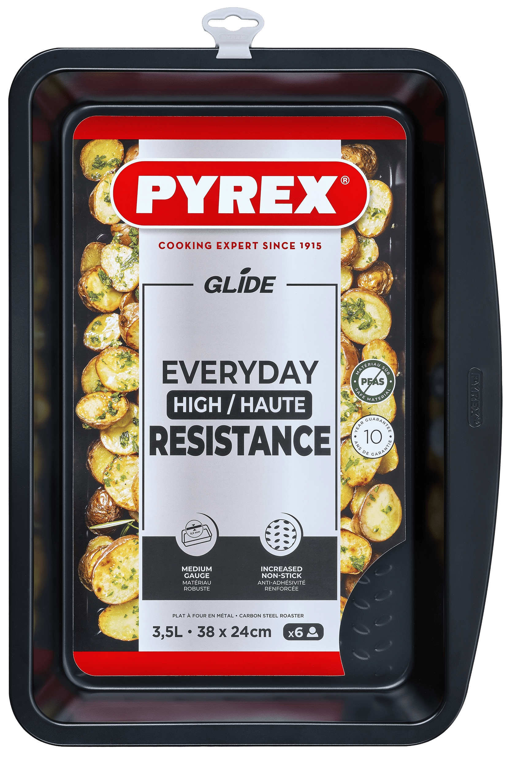 Форма PYREX GLIDE мет.форма прямокут 38х24см (GL38RR6/8046)