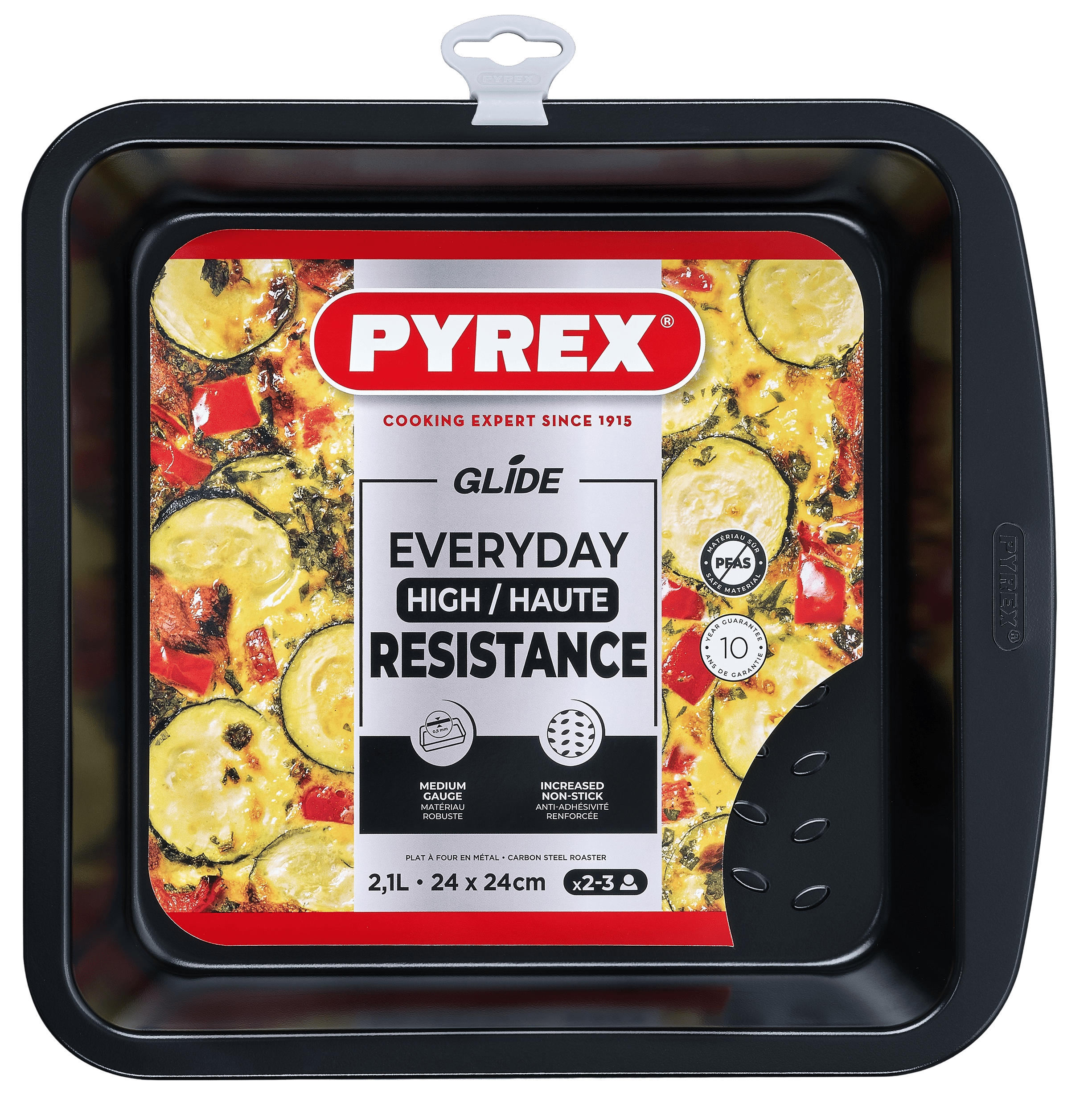 Форма PYREX GLIDE мет.форма квадрат 24х24см (GL24SR6/8046)
