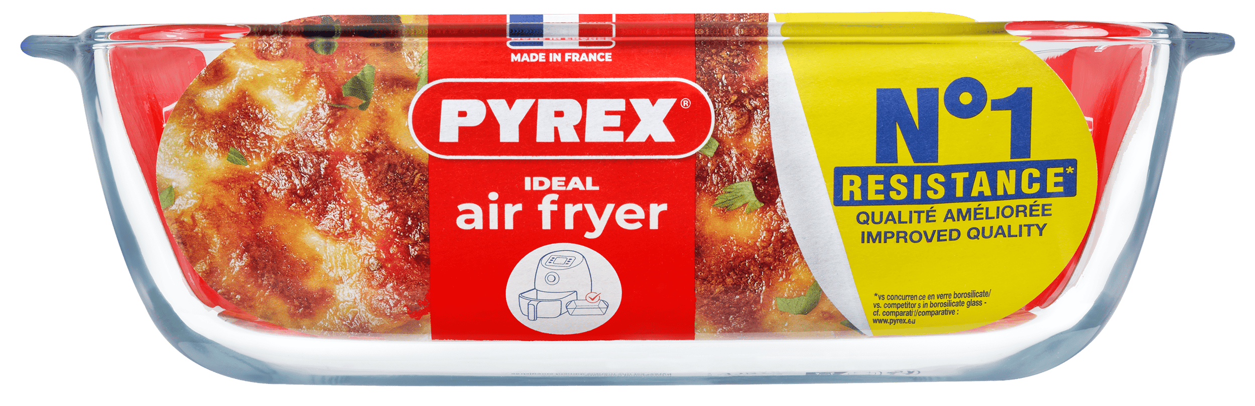 Форма с/к PYREX AIRFRYER квадр. 25x22x7 см (2.2л) (212B100/7948)