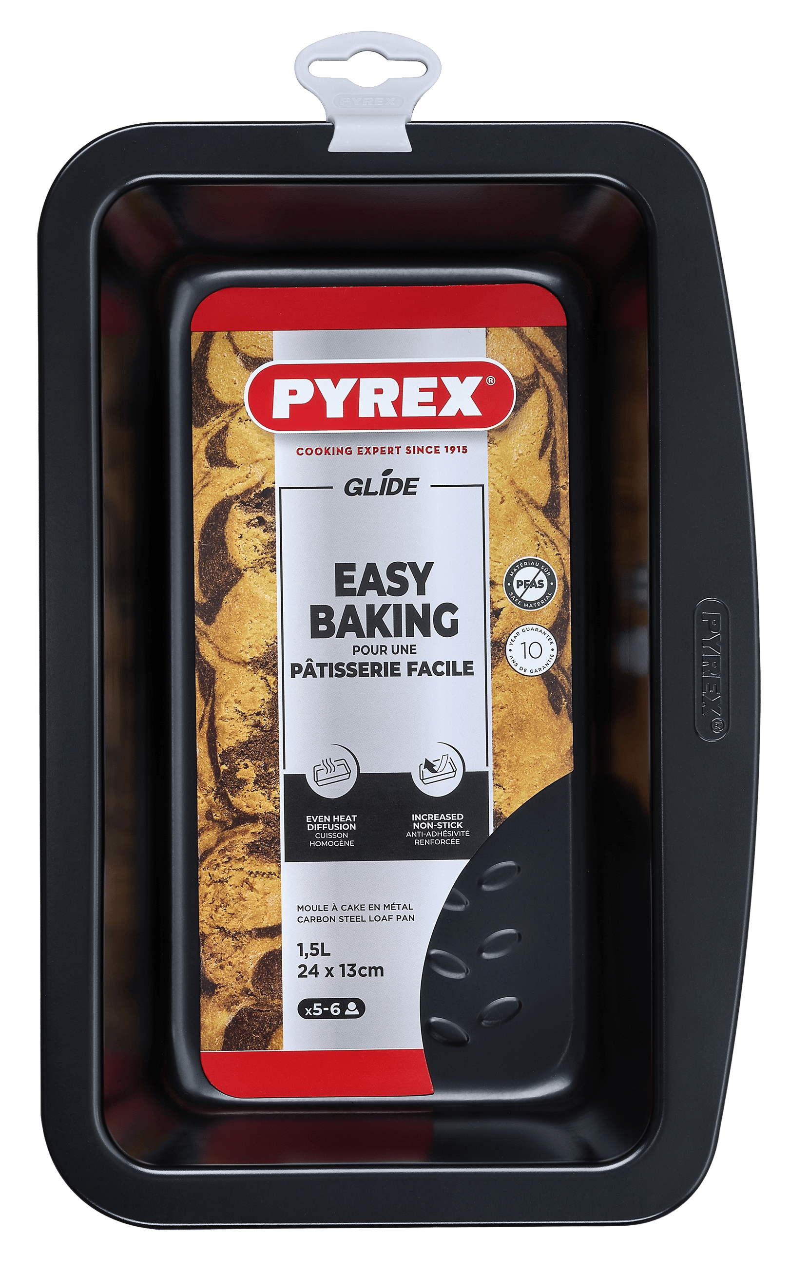 Форма PYREX GLIDE мет.форма д/кексу прямокут 24см (GL24BL6/8046)
