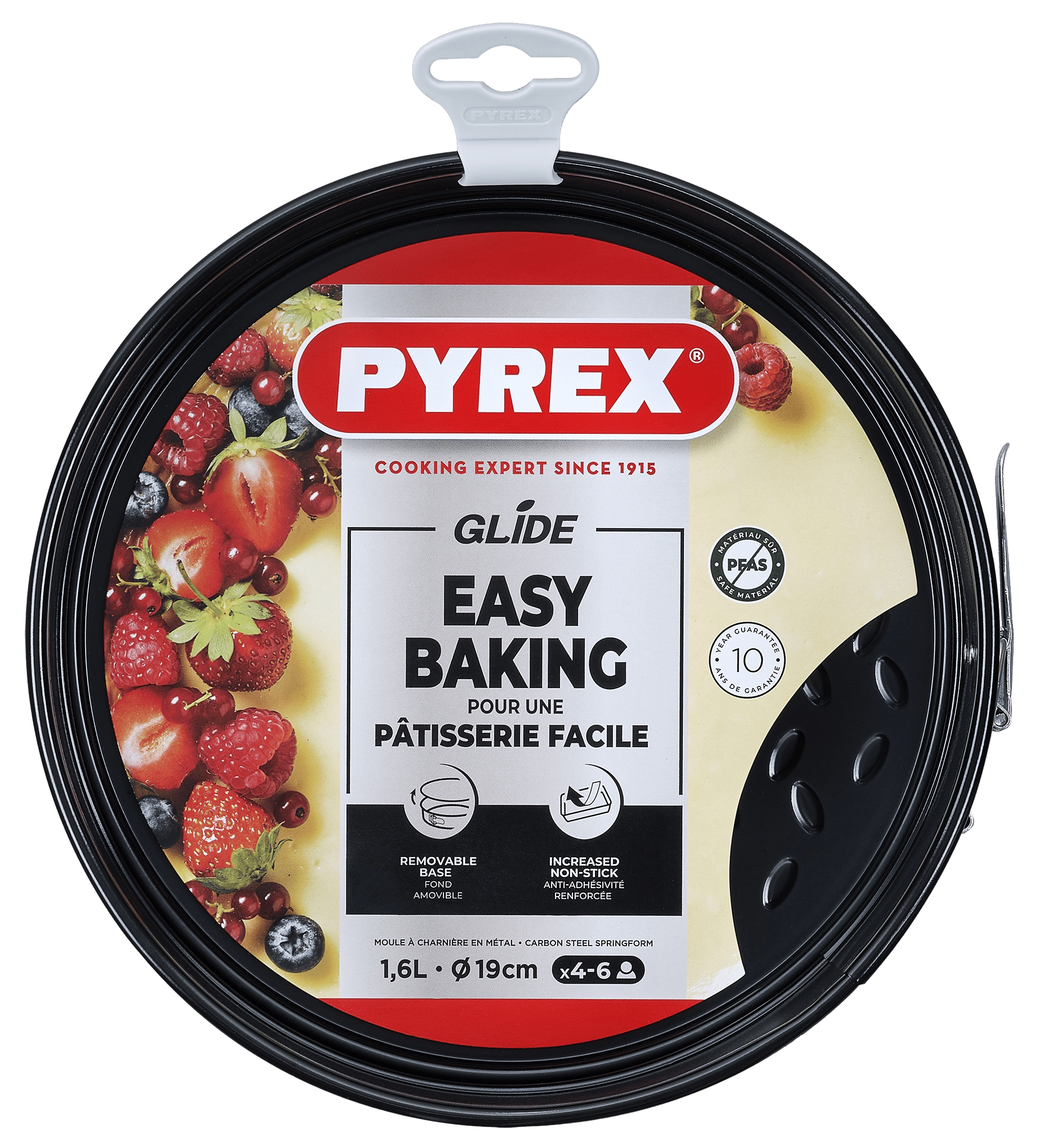 Форма PYREX GLIDE мет.форма кругла роз'ємна чаша 19см (GL19BS6/8044)