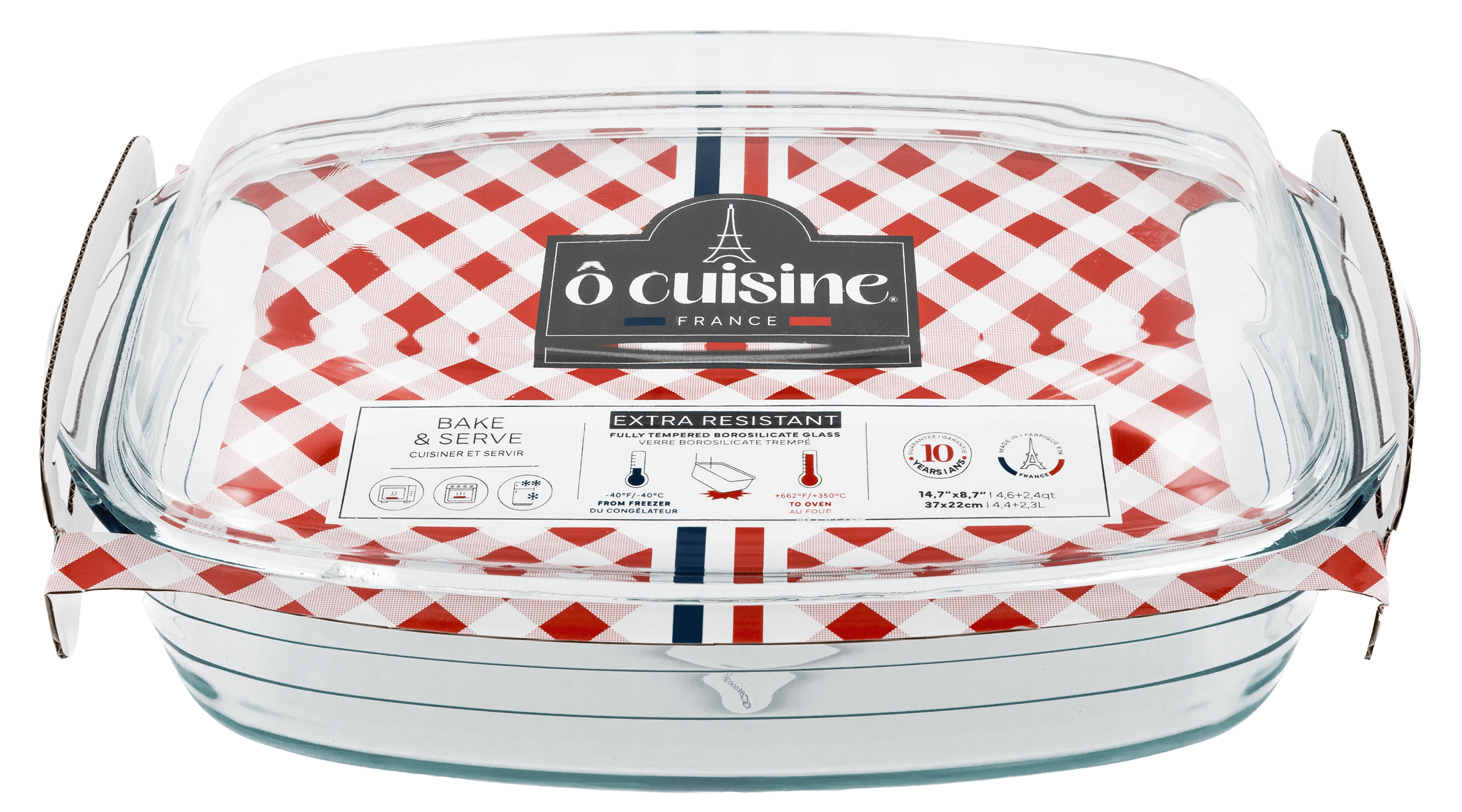 Каструля с/к O CUISINE прямокутна 4.4л + 2.3л (466AC00/2043)