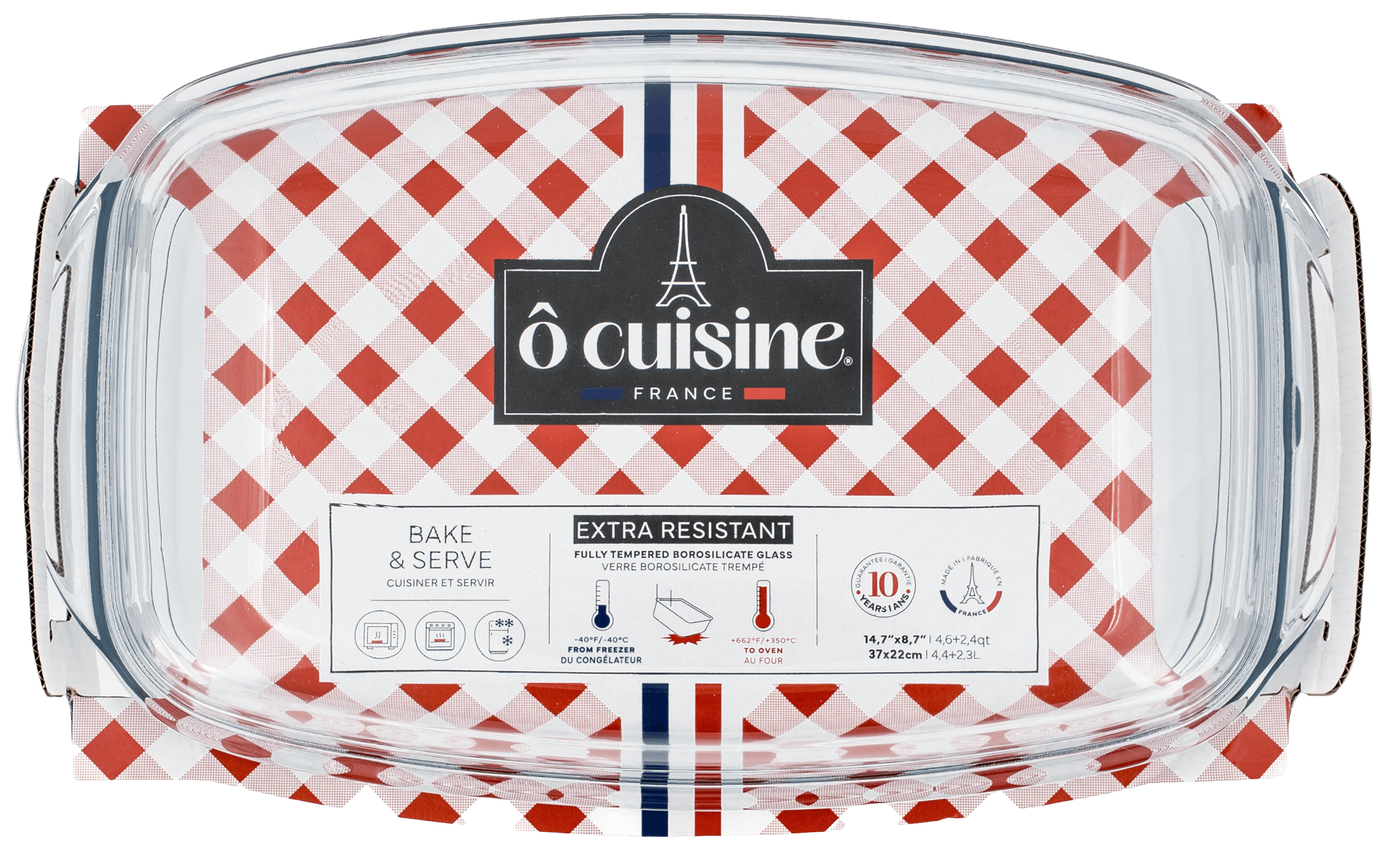 Каструля с/к O CUISINE прямокутна 4.4л + 2.3л (466AC00/2043)