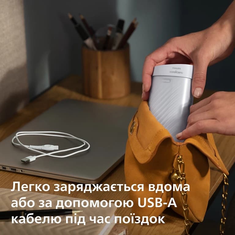 Зубна електрощітка PHILIPS Іригатор Sonicare HX3333/24 Compact Flosser 1000
