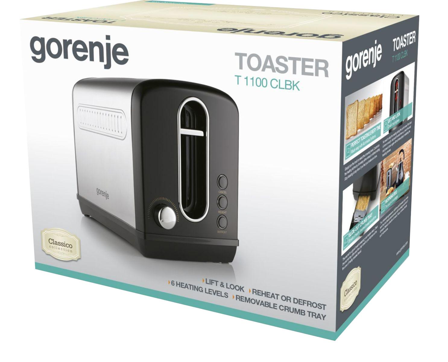 Тостер GORENJE T 1100 CLBK