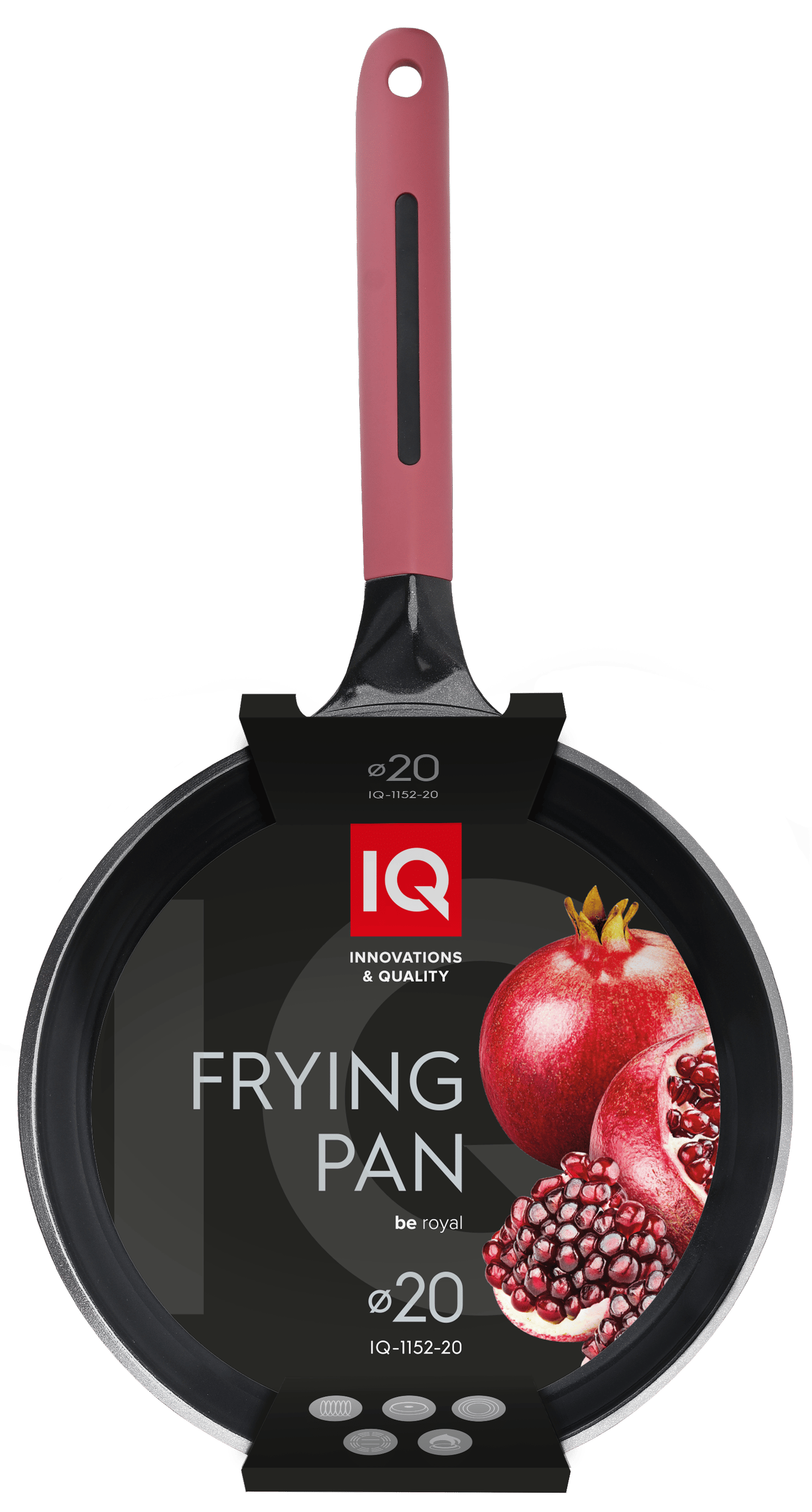 Сковорода IQ Be Royal класична 20 см б/кришки (IQ-1152-20)