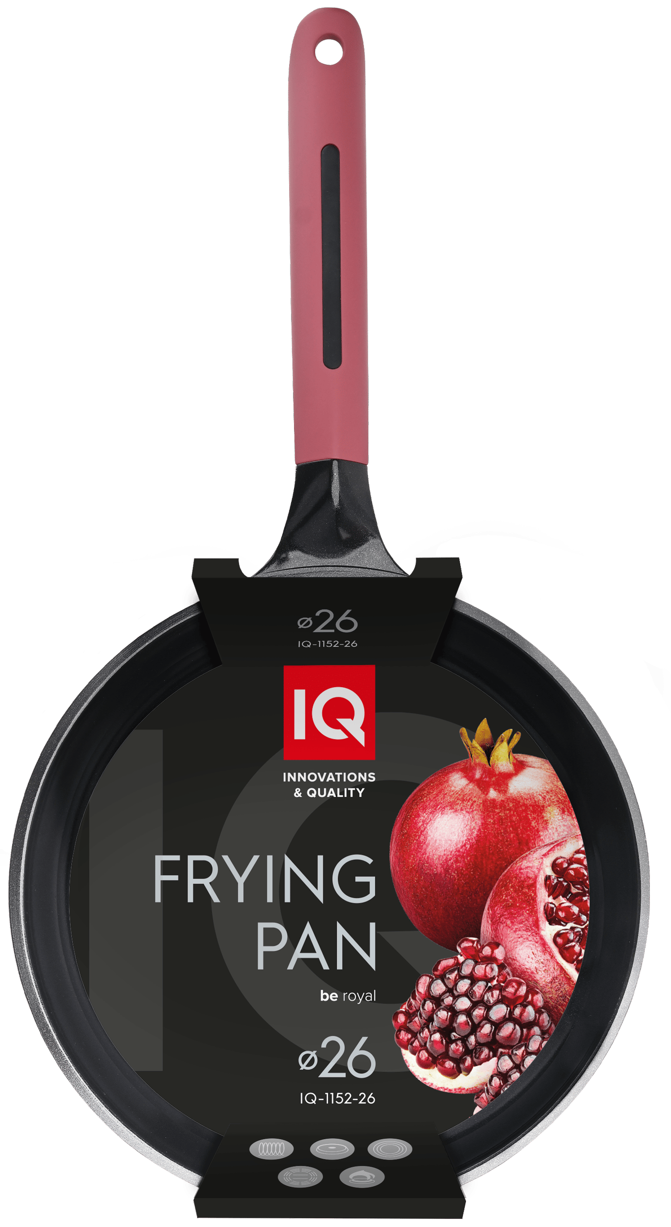 Сковорода IQ Be Royal класична 26 см б/кришки (IQ-1152-26)