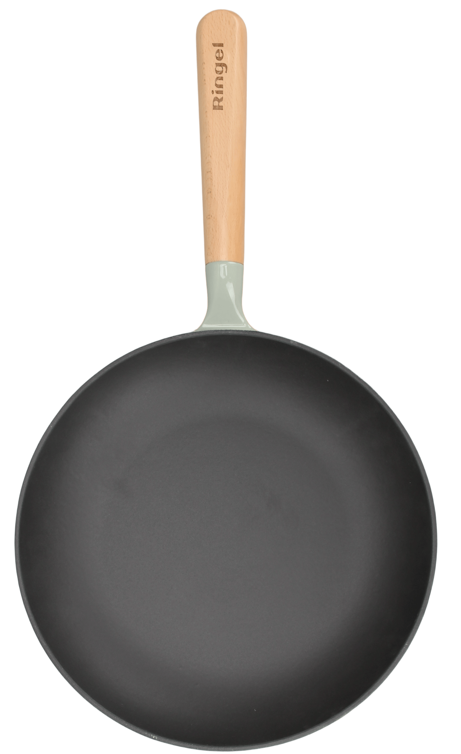 Сковорода RINGEL PrimaVERA чавунна WOK 26 см б/кришки (RG-1147-26/w ci)