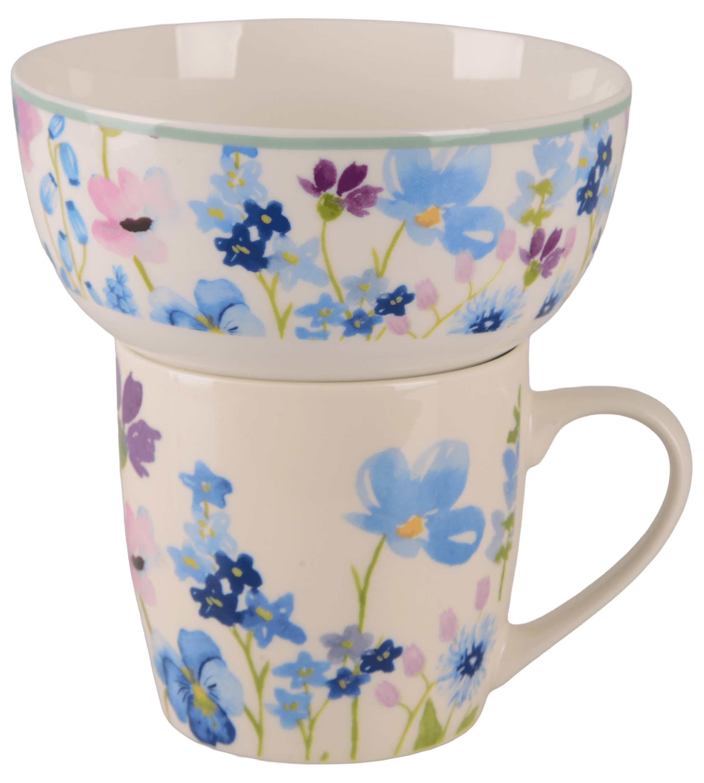 Столовий набір Limited Edition FLOWERS BLUE /2 пр. (B497,B80-SU2742A)