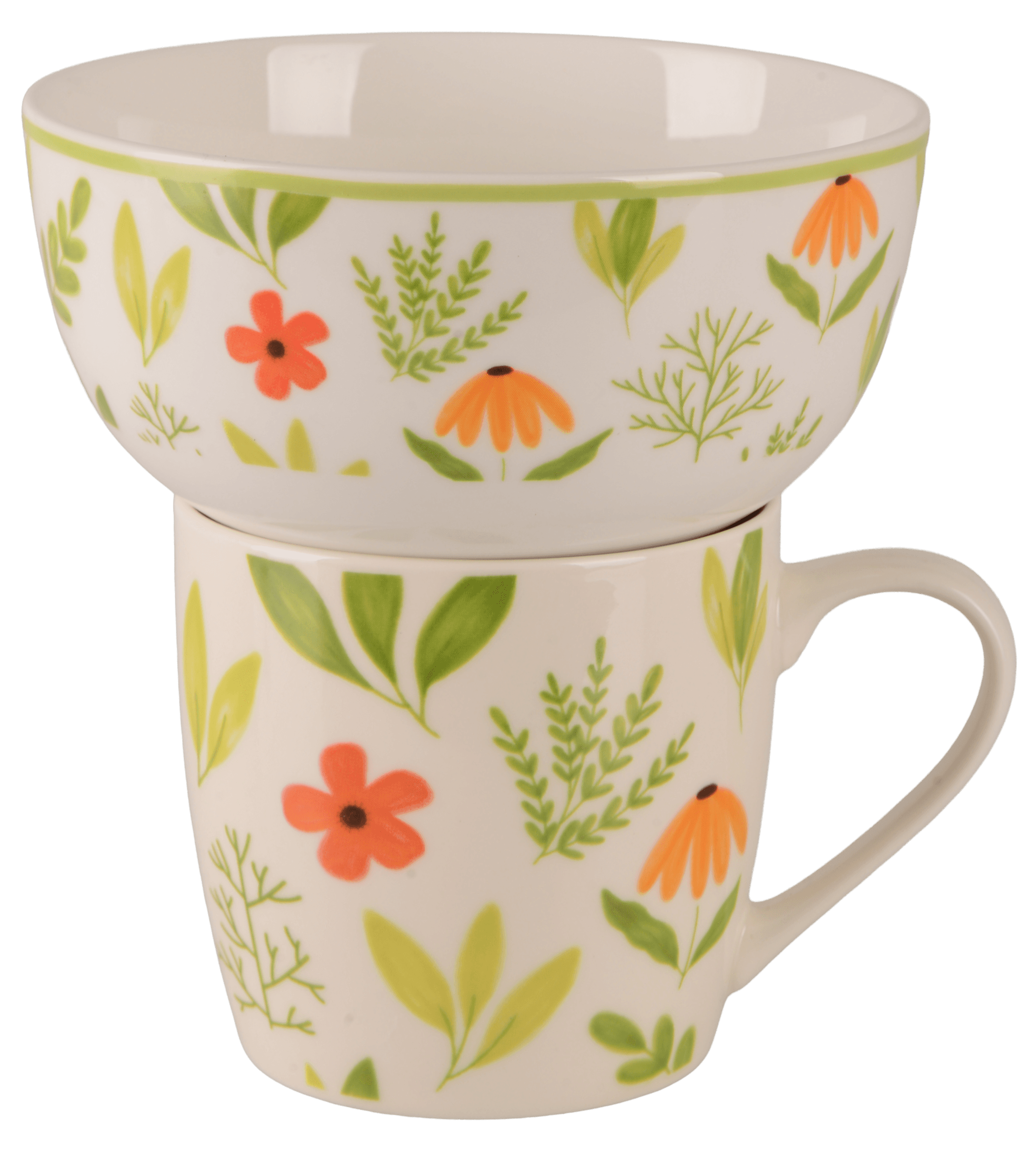 Столовий набір Limited Edition FLOWERS GREEN /2 пр. (B497,B80-SU2742B)