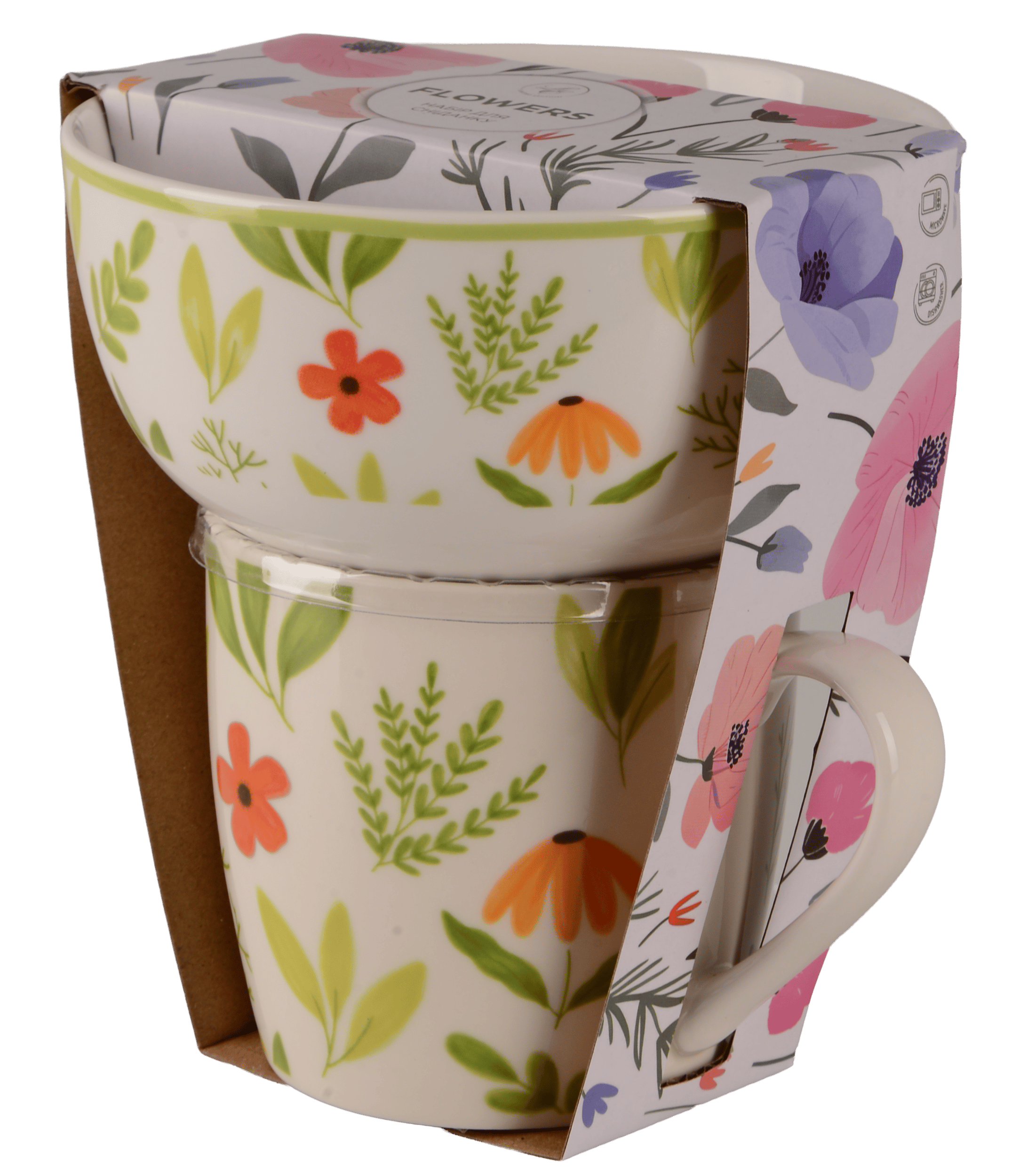 Столовий набір Limited Edition FLOWERS GREEN /2 пр. (B497,B80-SU2742B)