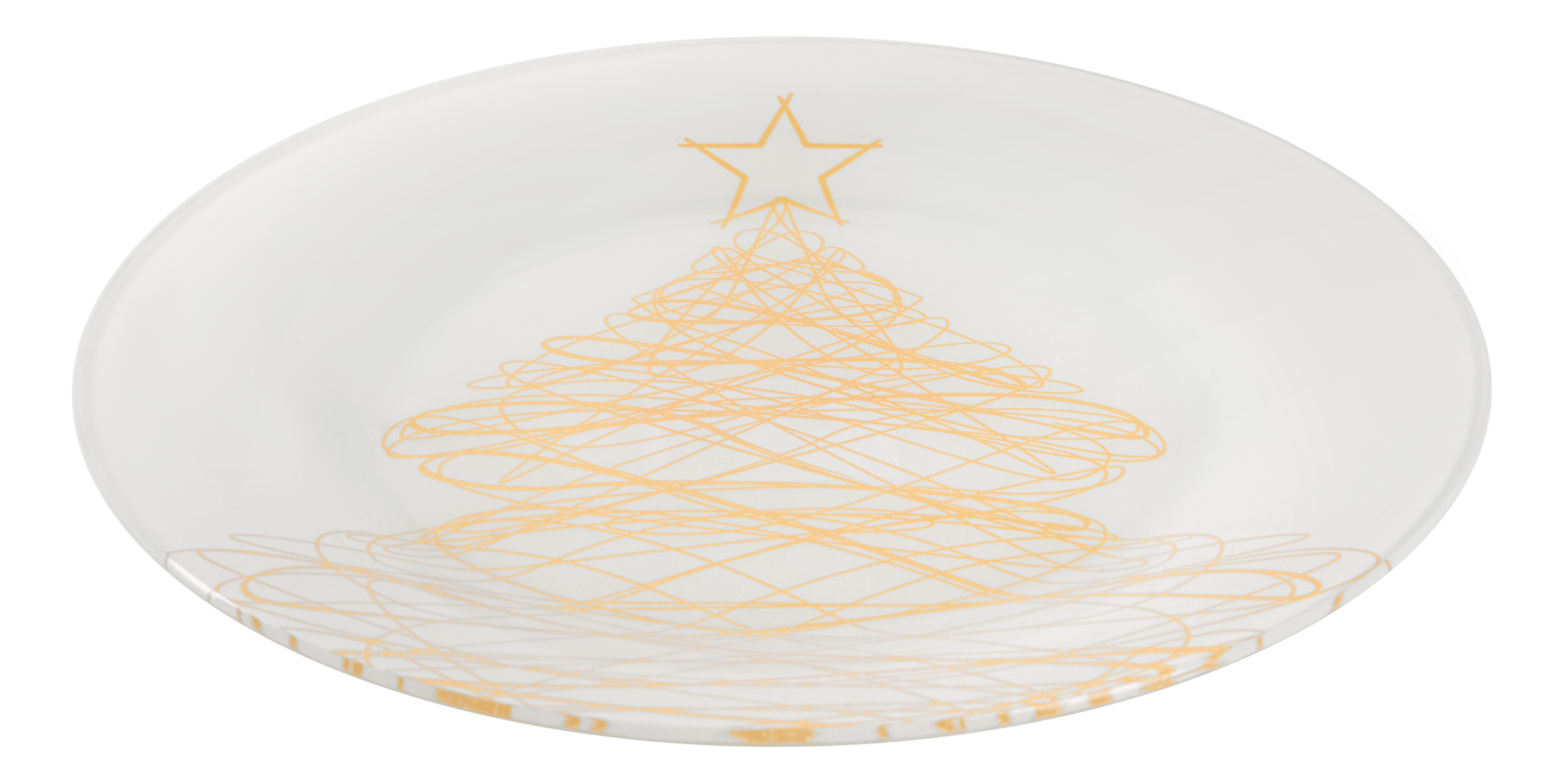 Тарілка VIVA NY TREE GOLD/ 25 см (S3010-2)