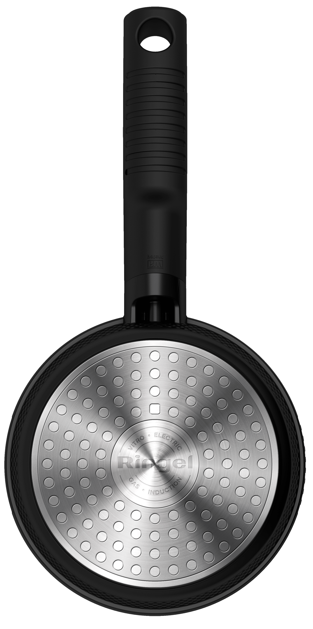 Ківш RINGEL Grey Line кришкою 16 см зі з`ємною ручкою (RG-4155-16)