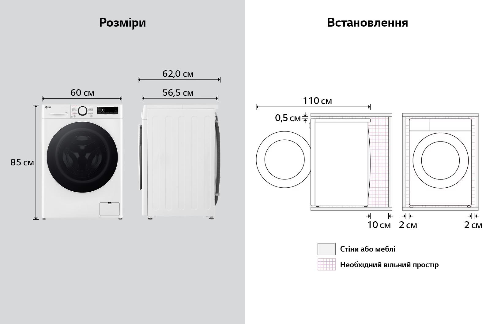 Пральна машина LG F4Y5RS0W
