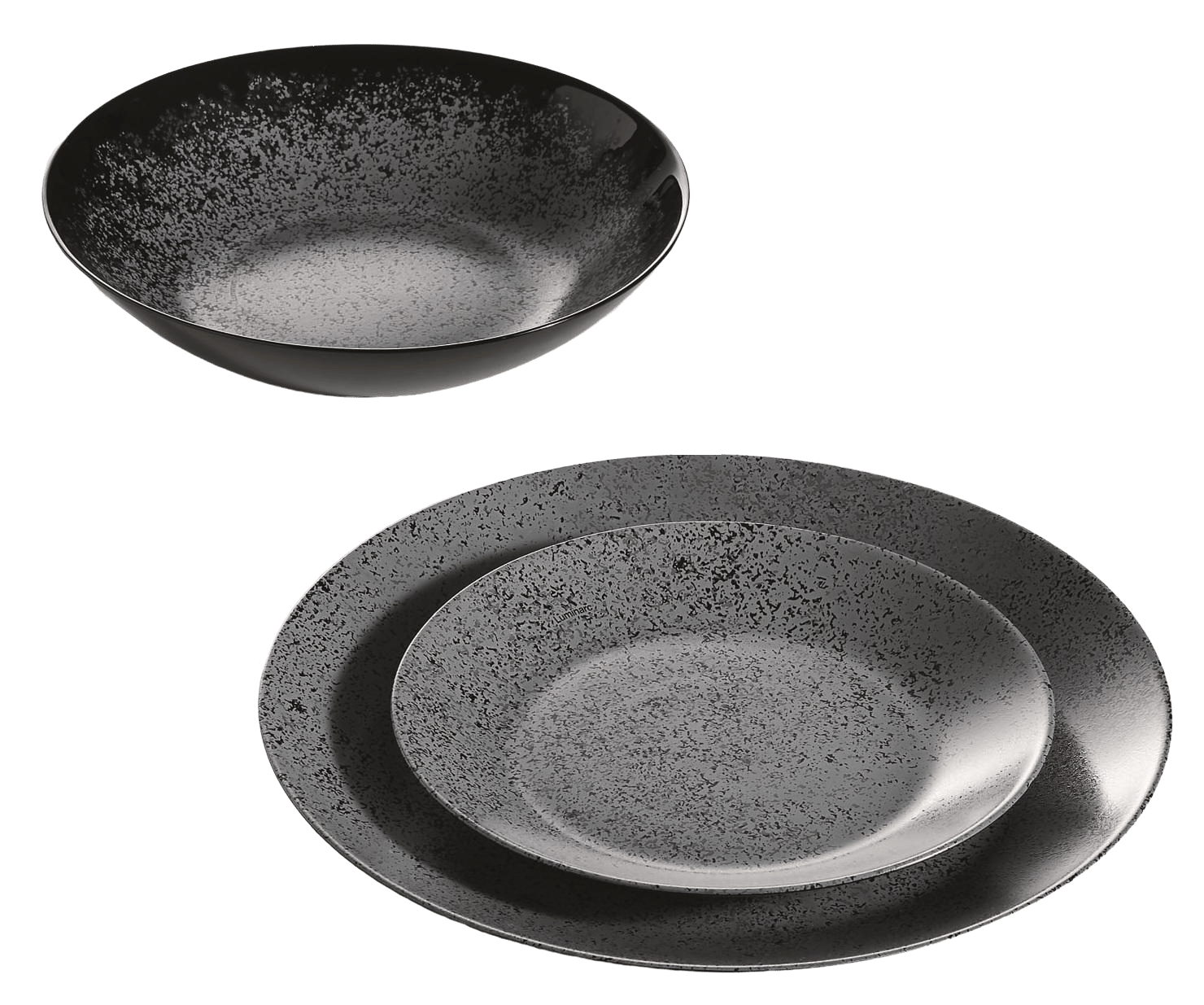 Тарілка LUMINARC SLATE BLACK /25 см /обід. (V0115)