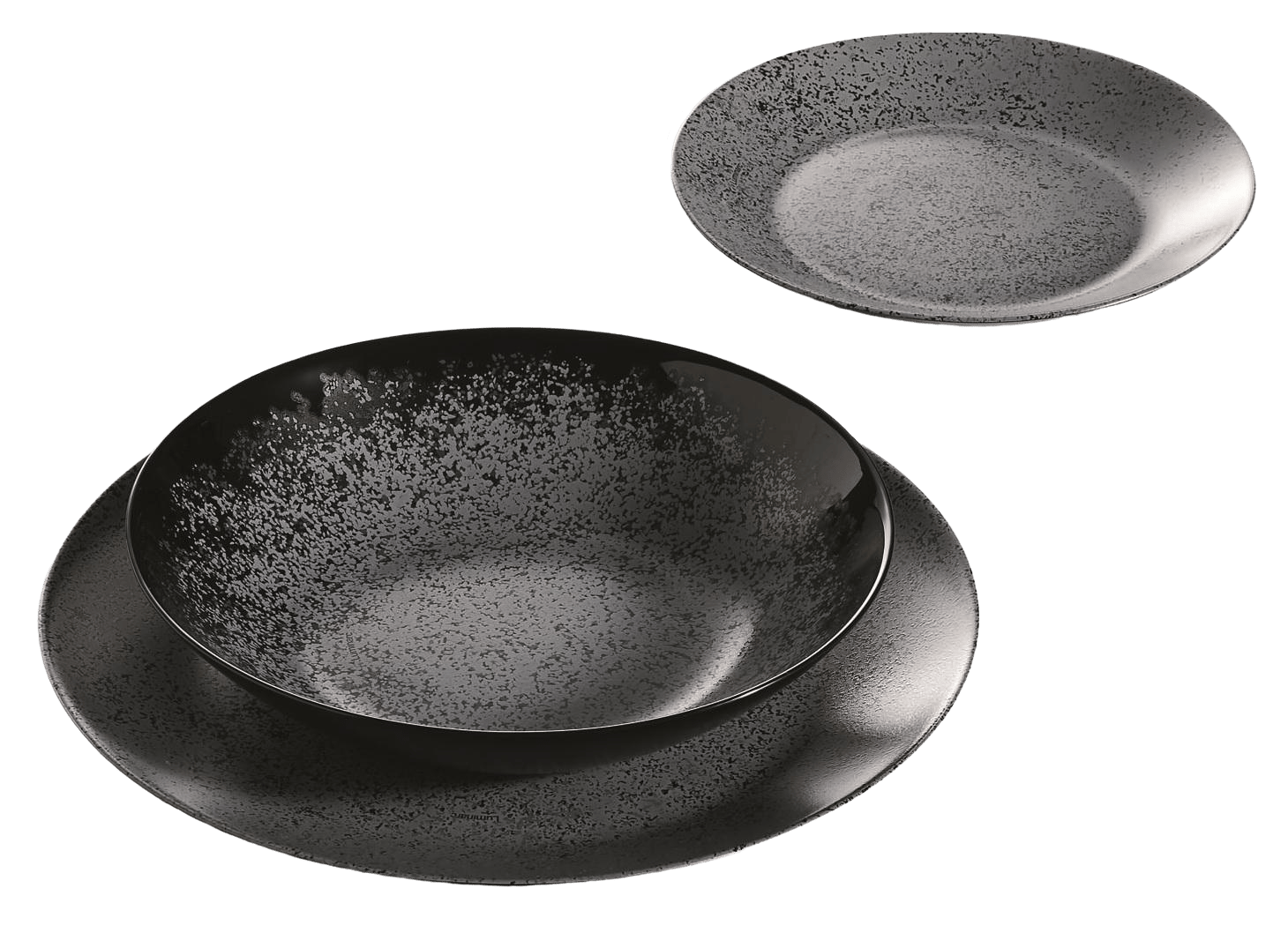 Тарілка LUMINARC SLATE BLACK /20 см / суп. (V0116)