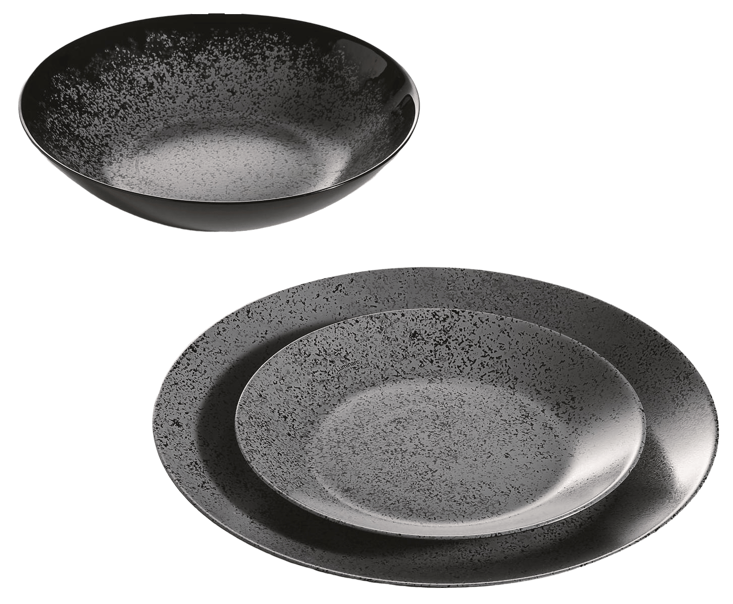 Тарілка LUMINARC SLATE BLACK /18 см /десерт. (V0117)