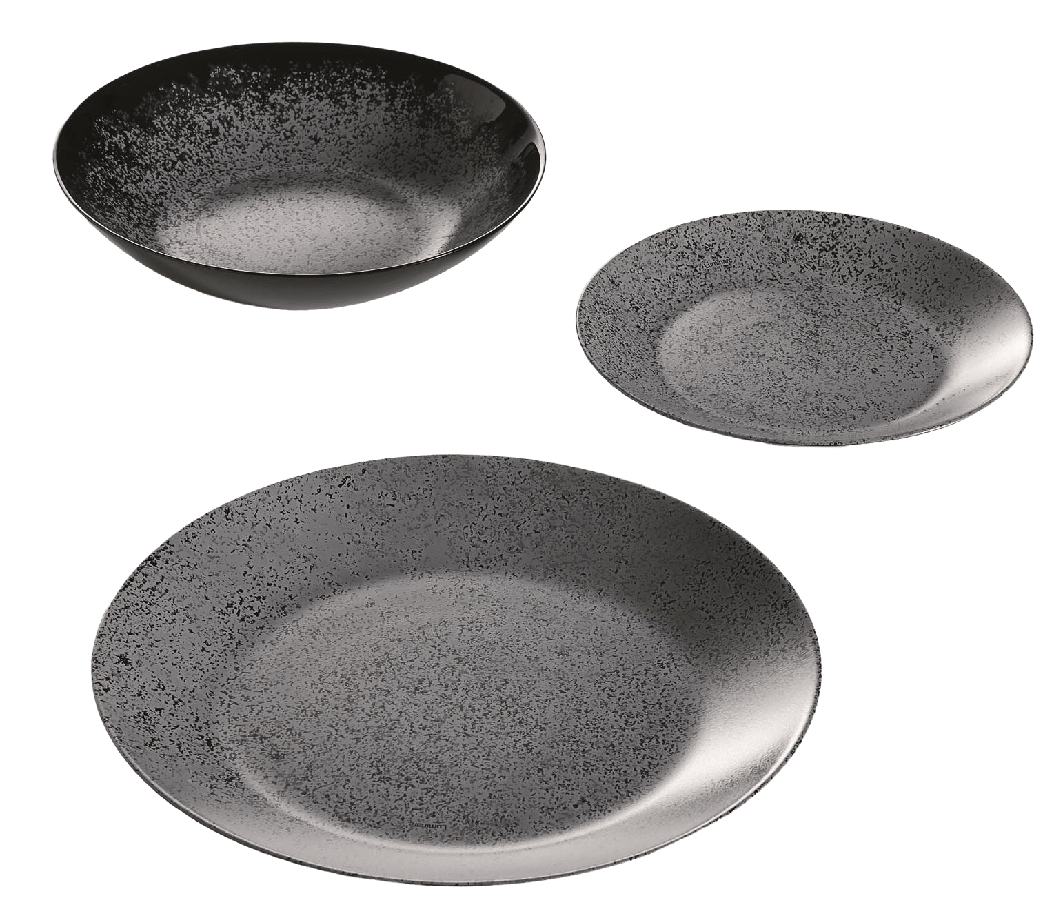 Тарілка LUMINARC SLATE BLACK /18 см /десерт. (V0117)