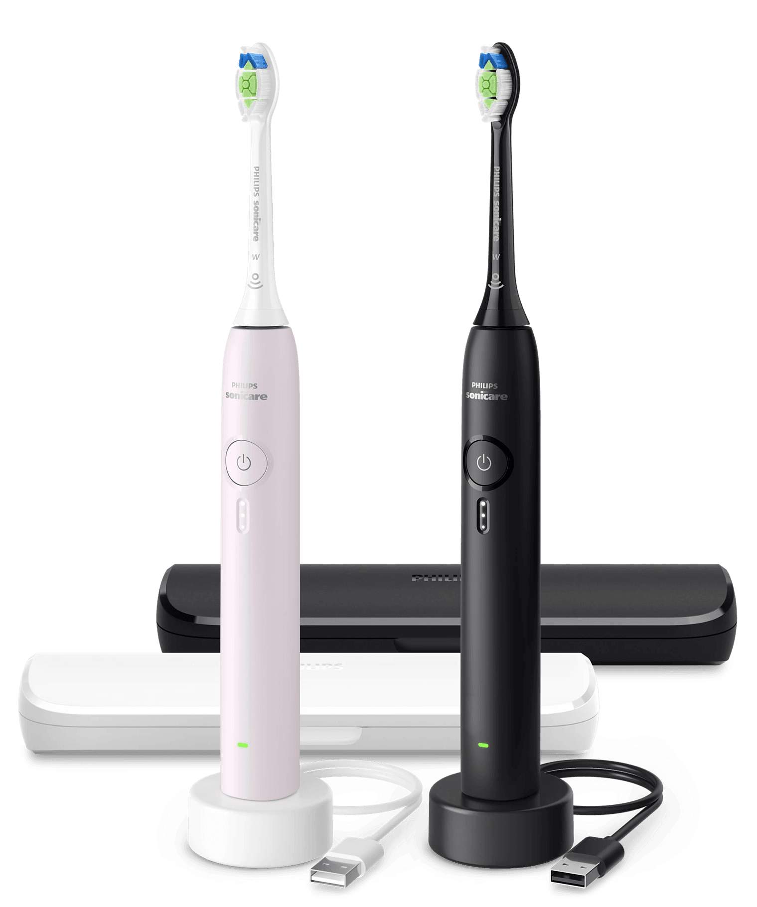 Зубна електрощітка PHILIPS Набір електричних зубних щіток Sonicare HX4072/42 серії 3100