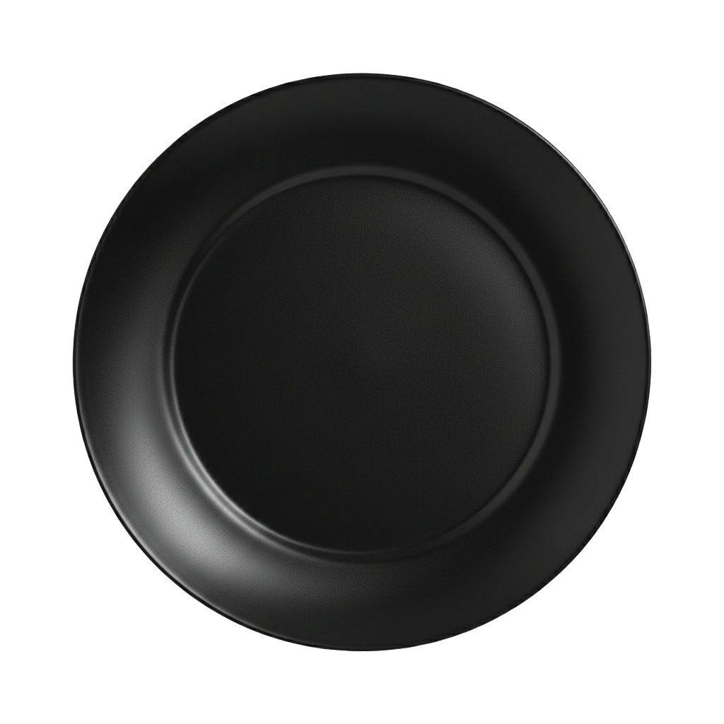Тарілка LUMINARC APY BLACK /25 см / обід. (X1942)