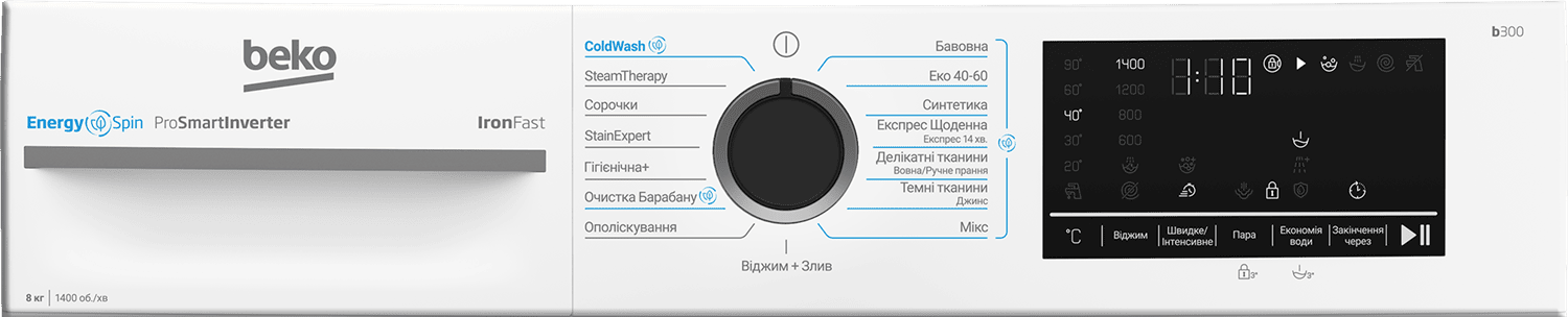Пральна машина BEKO BM3WFSU48415WB