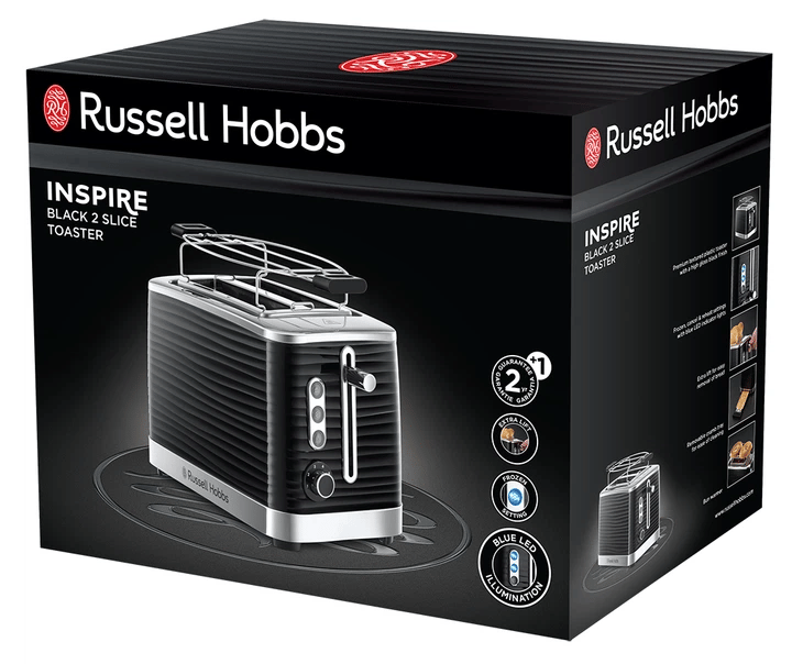 Тостер RUSSELL HOBBS 24371-56 Inspire Черный