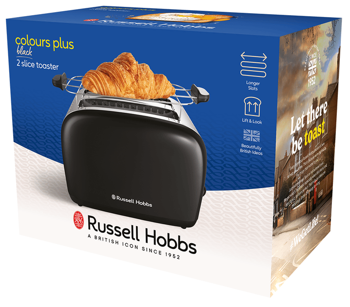 Тостер RUSSELL HOBBS Colours Plus 26550-56, чорний