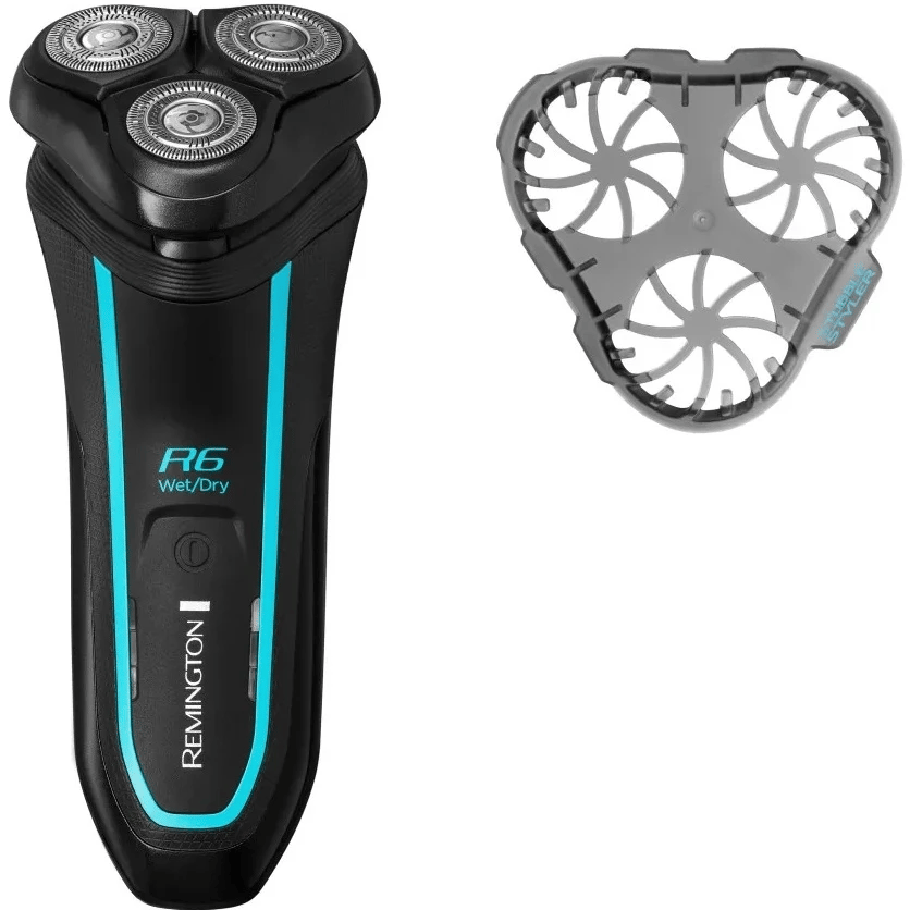 Електрична бритва REMINGTON Style Aqua R6000 чорно-синій