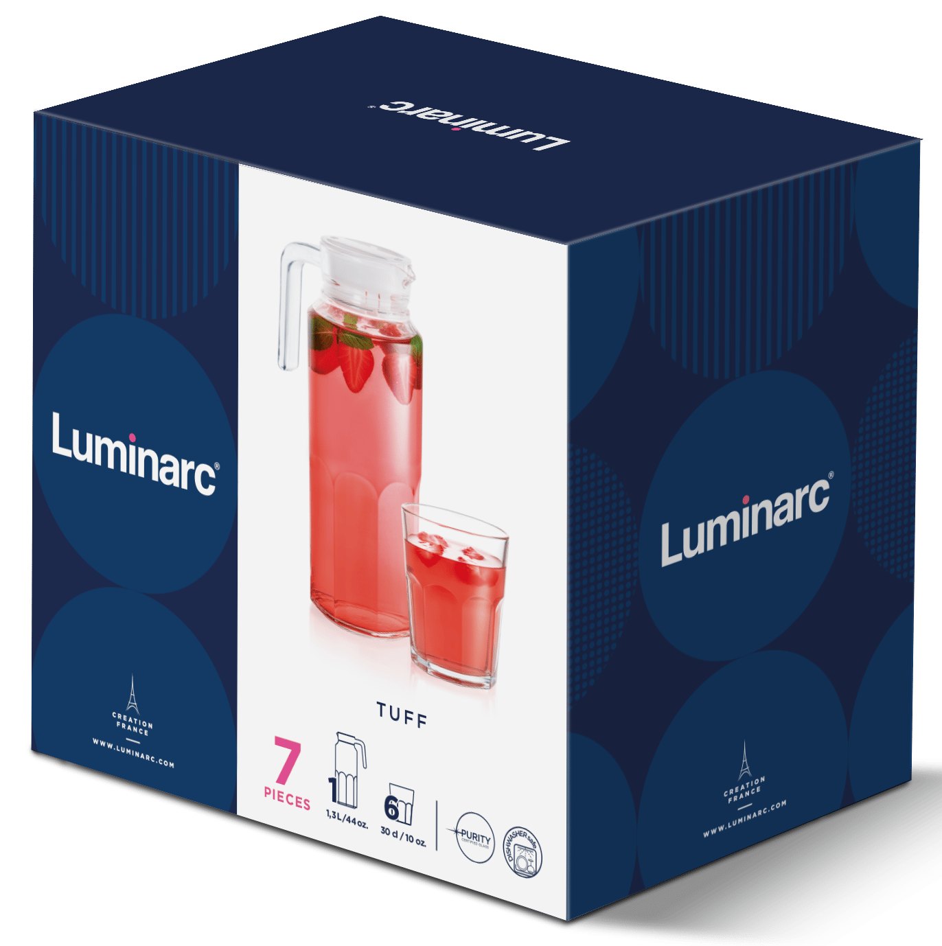 Набори д/напоїв LUMINARC TUFF /НАБІР/ 7 пр. д/напоїв (X3037)