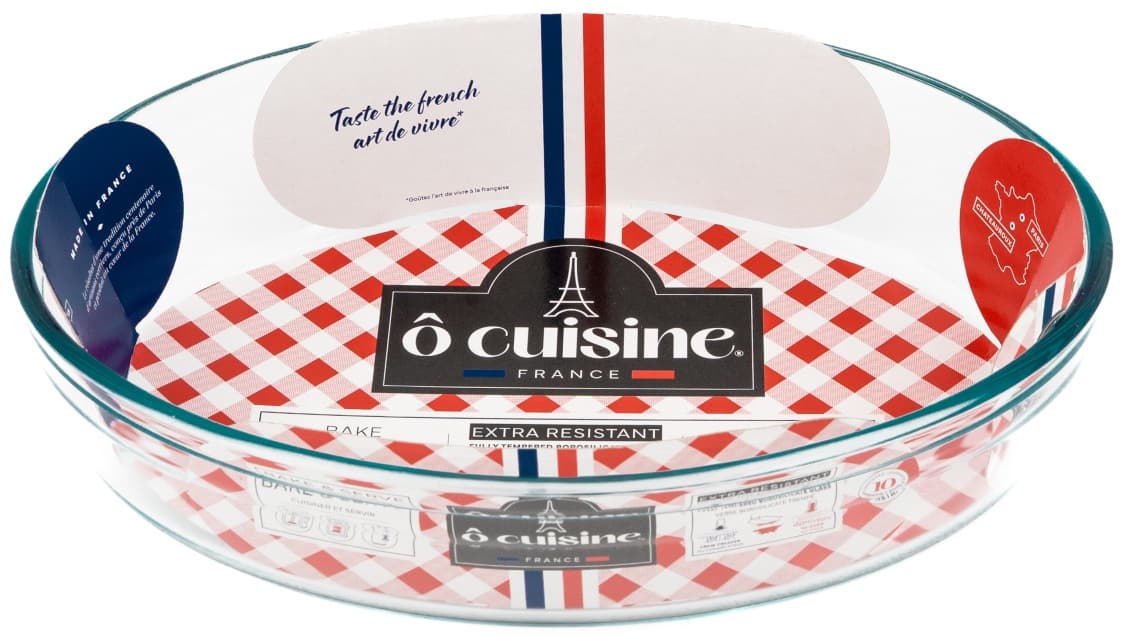 Форма с/к O CUISINE скляна овал. 26х18х6см (1.6л) (222BC00/2046)