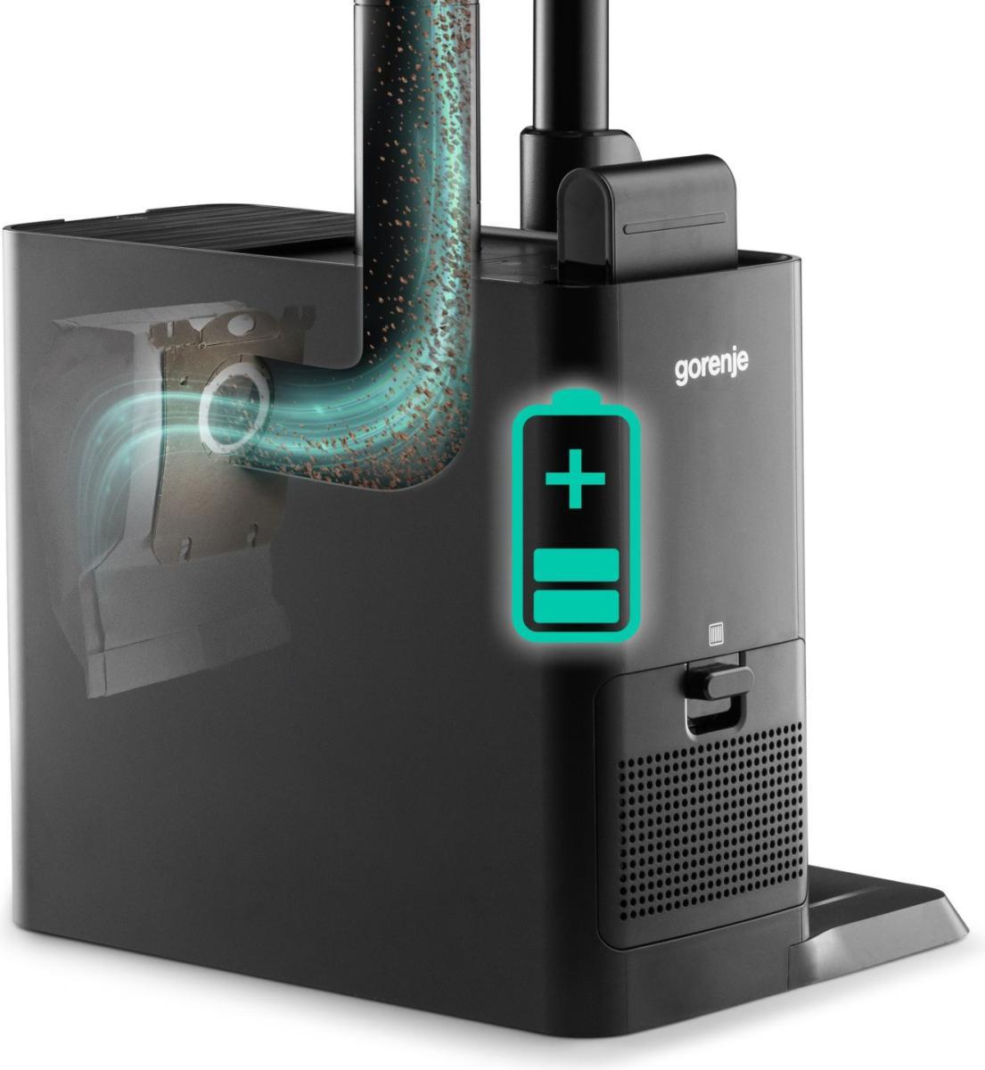 Пилосос акумуляторний GORENJE SVC296749NEBL (V24P01FP2960EU)