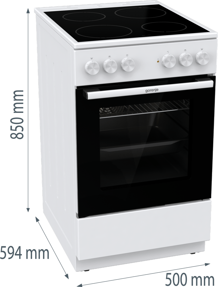 Плита склокераміка GORENJE GEC5A41WG